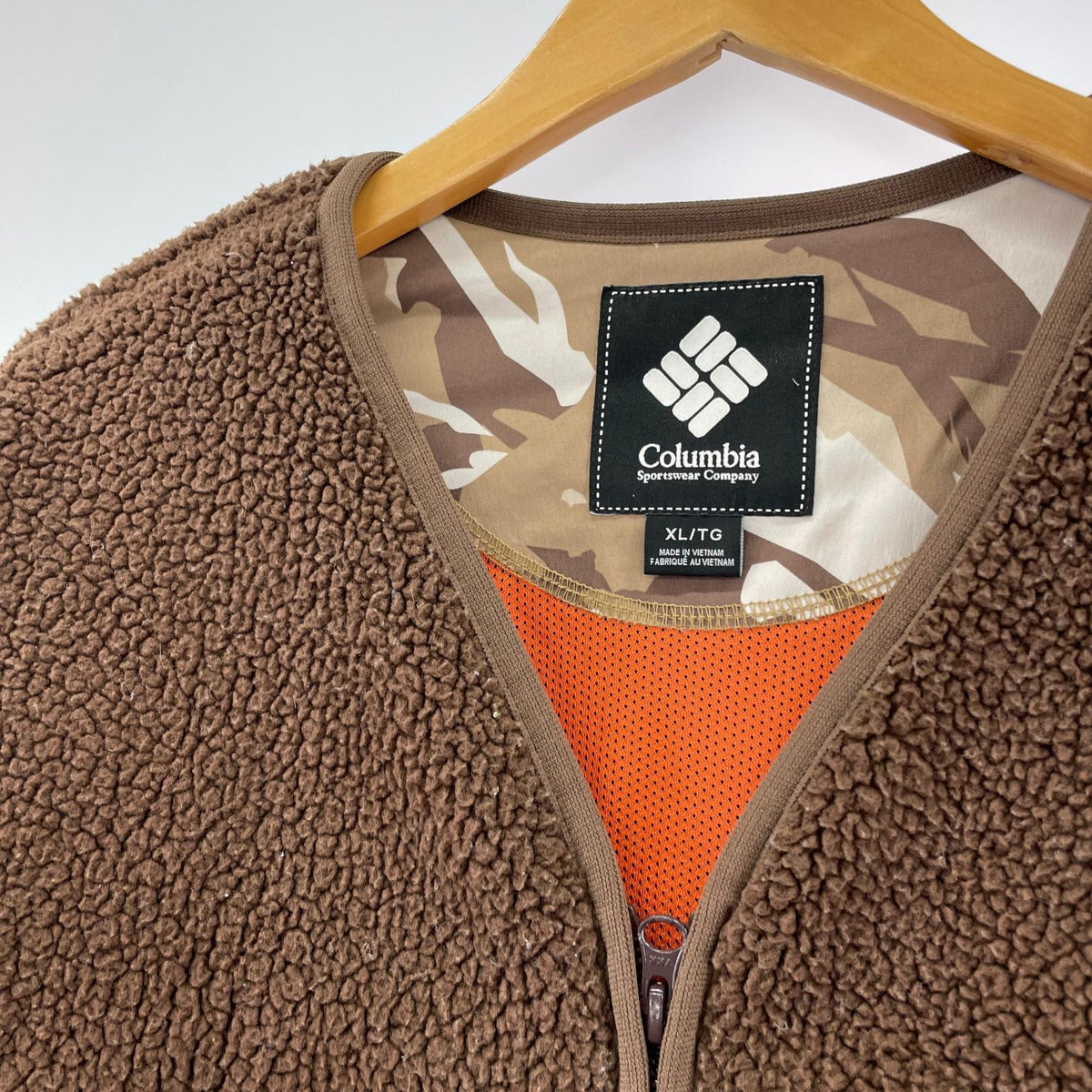ジャケット 千鳥柄 茶（XL） ブラウン