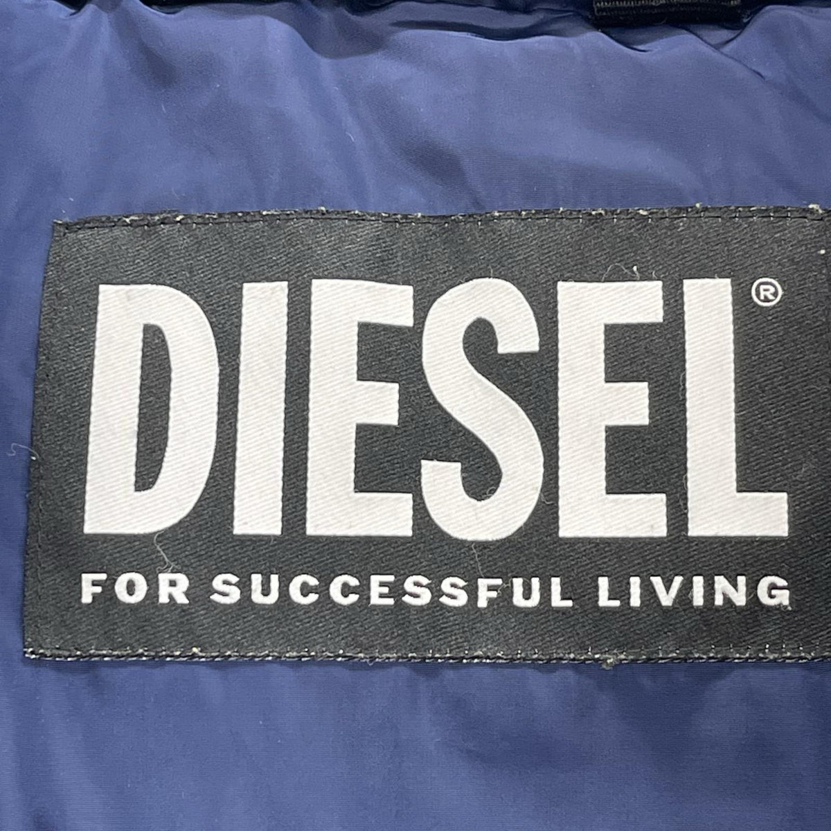 ダウンジャケット DIESEL ダウンジャケット L ネイビー