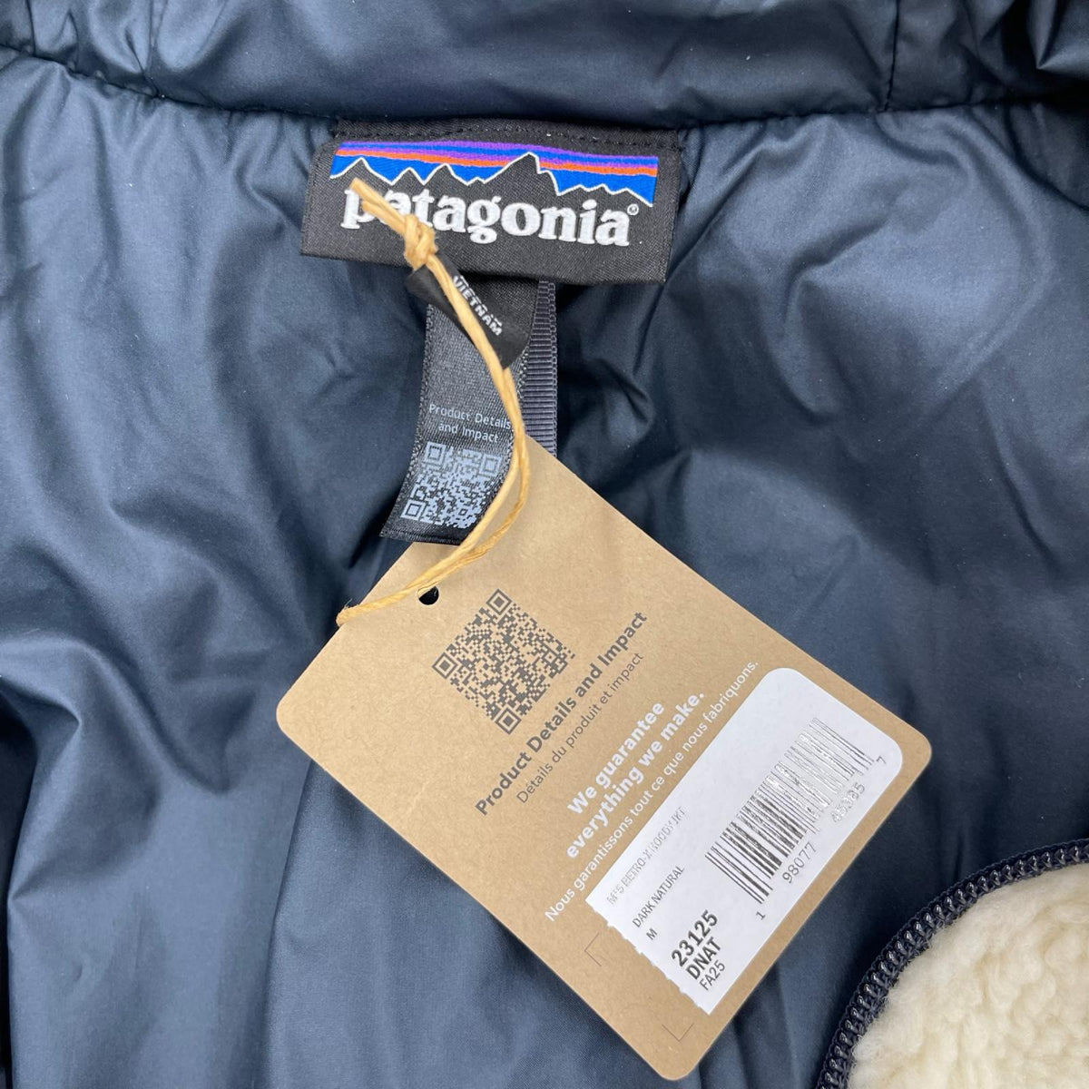 ジャケット patagonia ジャケット レトロX 23125 フーディ フリース DARK-NATURAL-M M