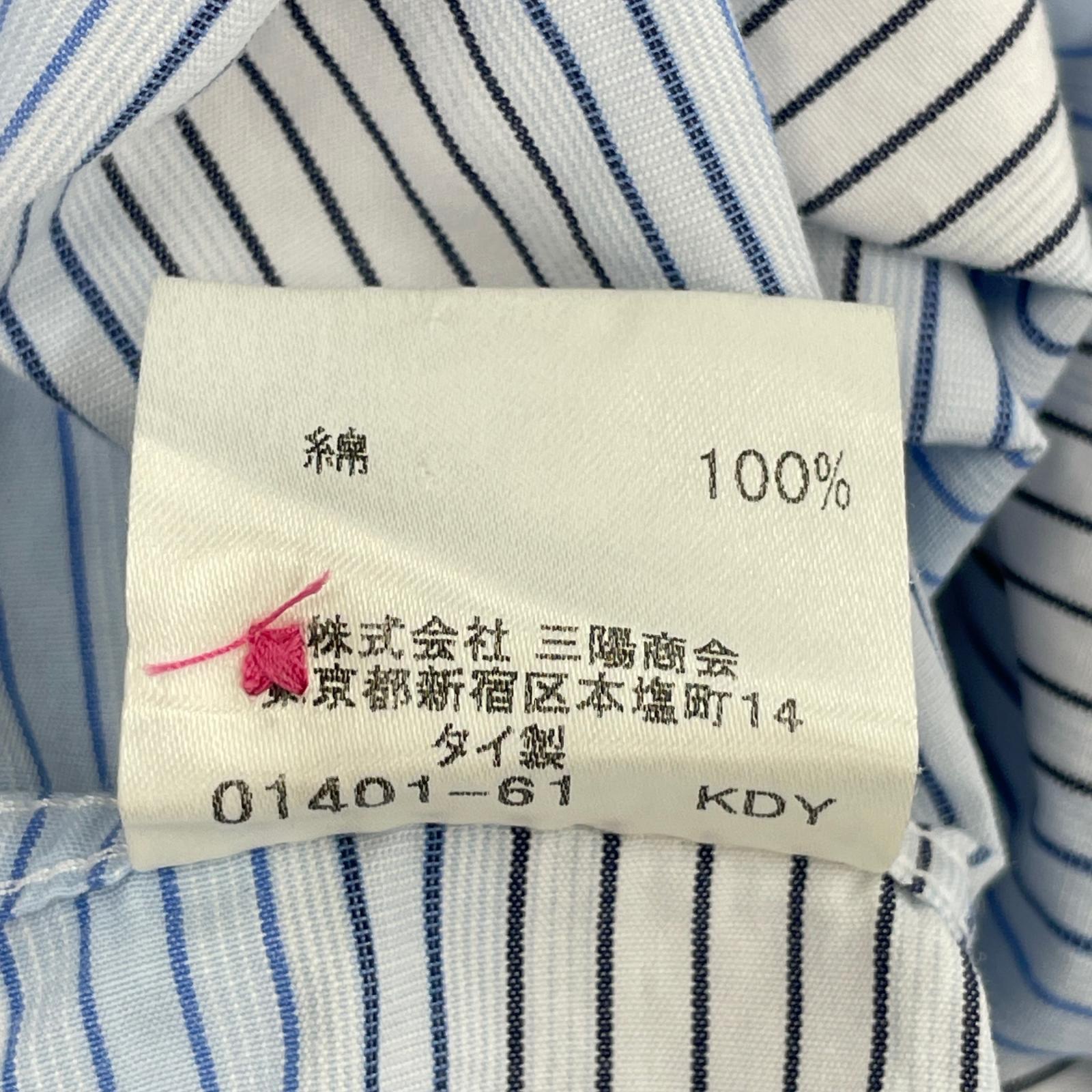 半袖シャツ BURBERRY BLACK LABEL ストライプ半袖シャツ 3