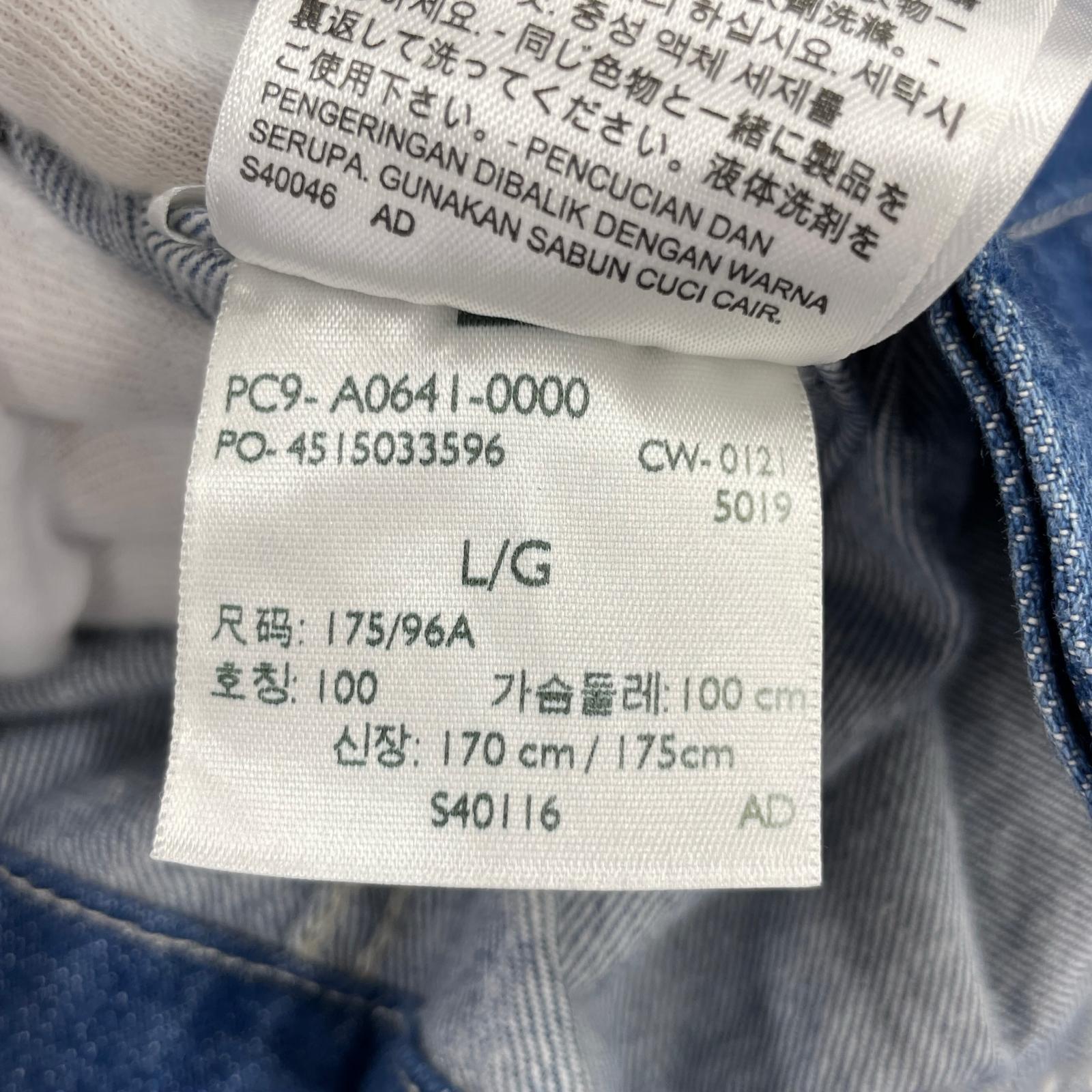 デニムジャケット PREMIUM カットオフ　L L ネイビー
