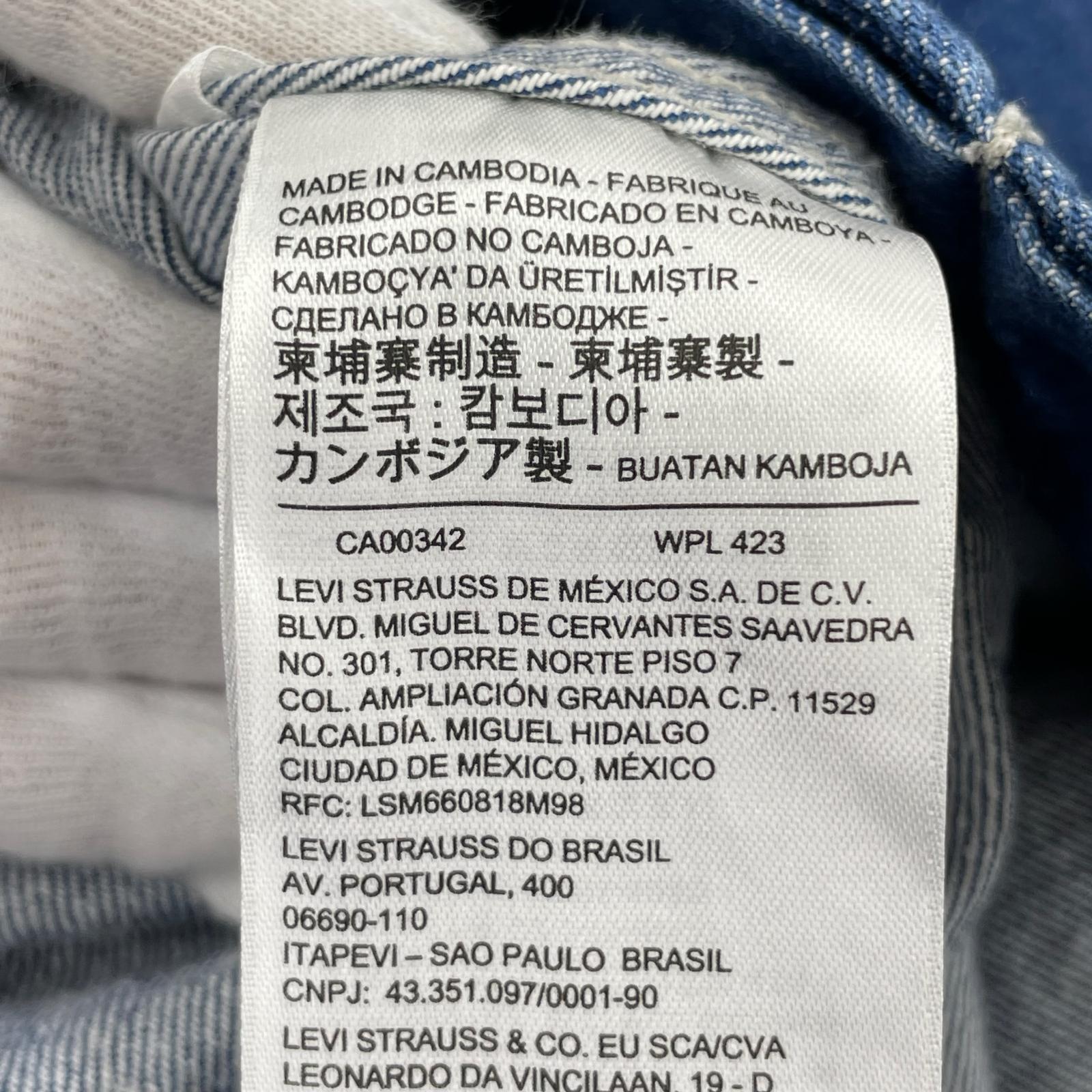デニムジャケット PREMIUM カットオフ　L L ネイビー