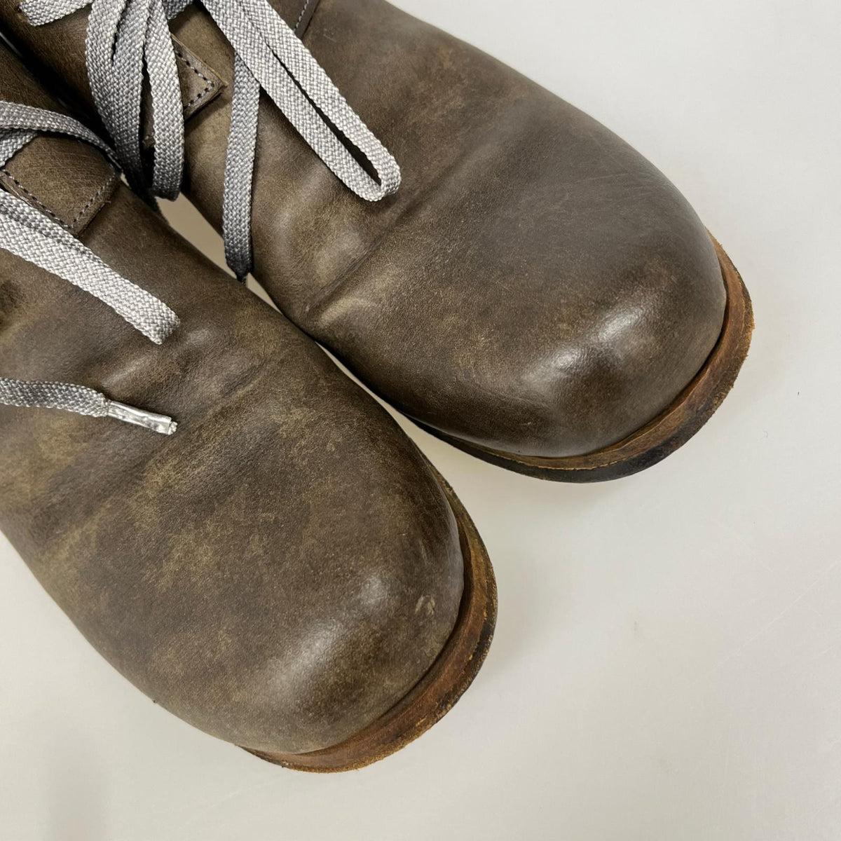 シューズ Portaill レザー ダービー シューズ 41 茶 41 ブラウン