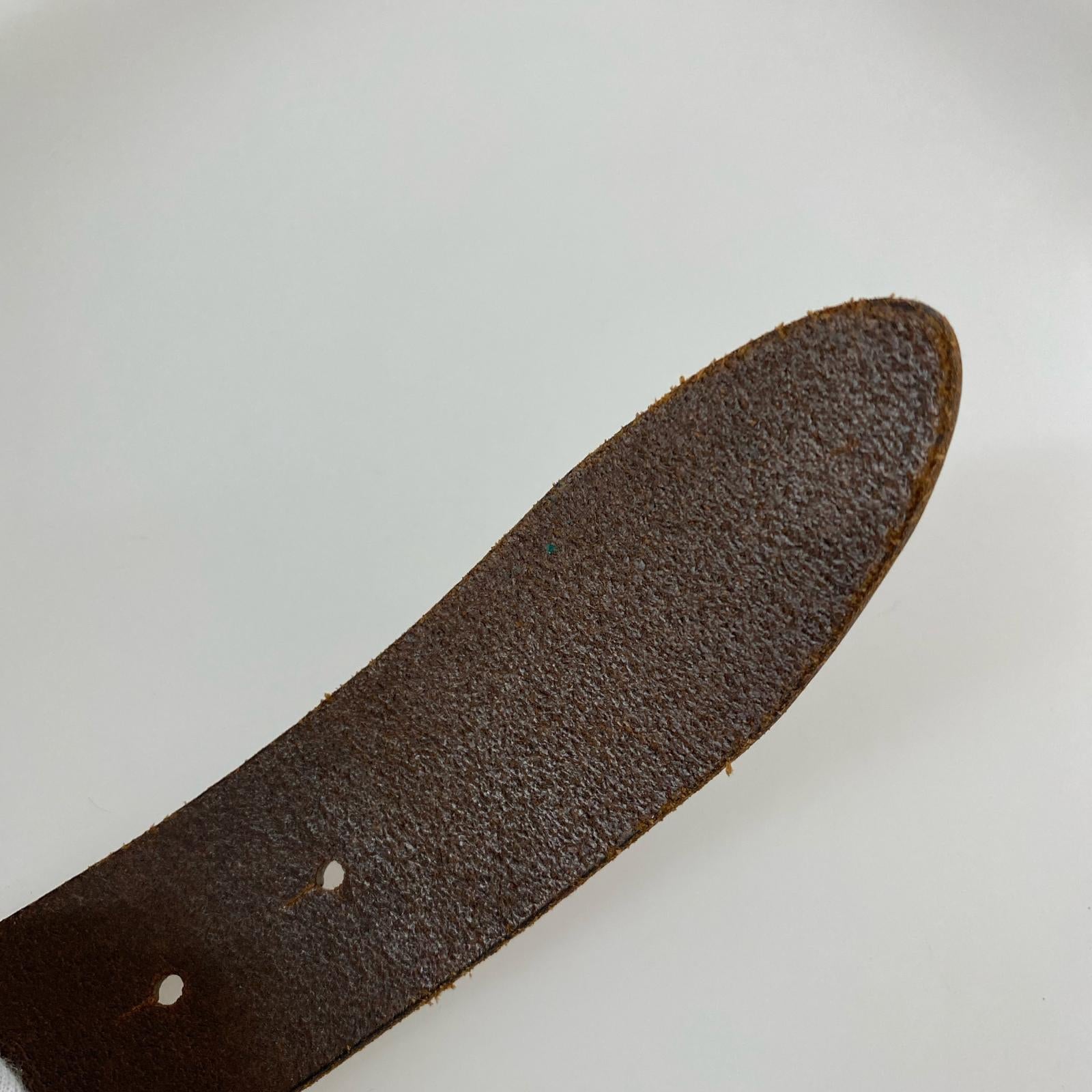 その他アクセサリー レザーベルト　ブラウン ブラウン