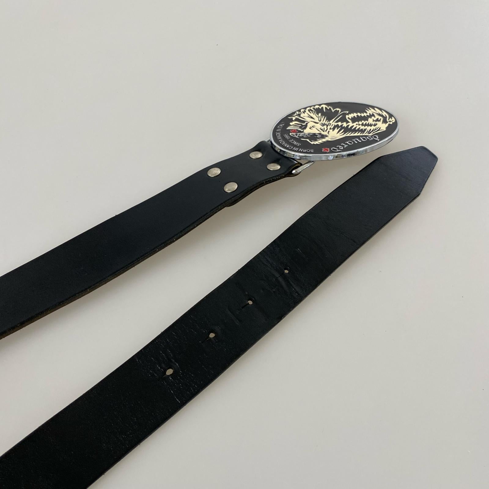 その他アクセサリー イーグルバックルレザーベルト　黒 ブラック
