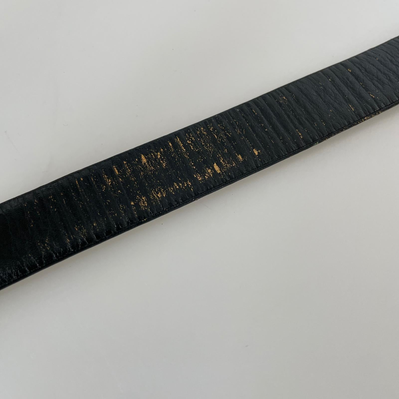 その他アクセサリー レザーナローベルト　黒 ブラック