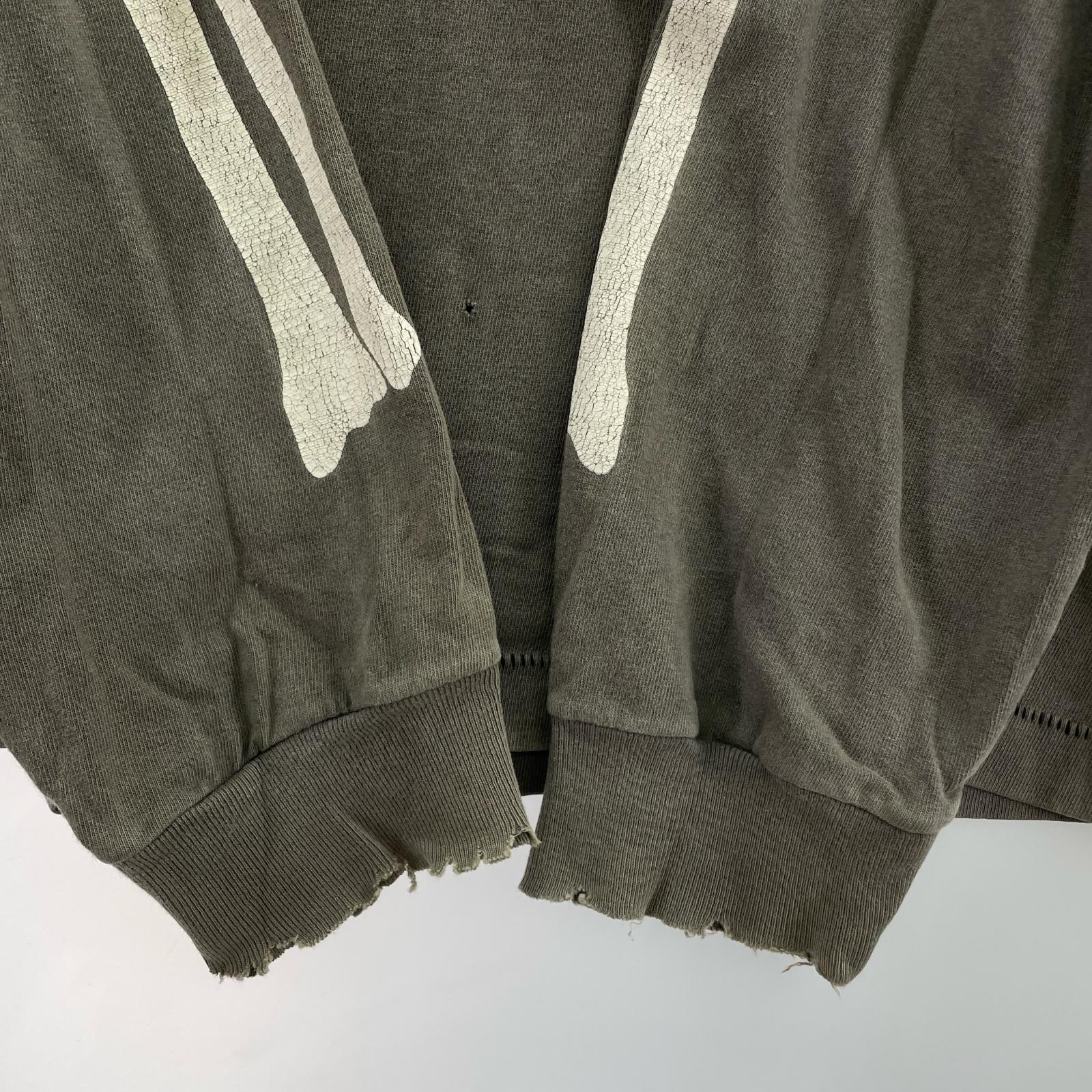 長袖Ｔシャツ SAINT MICHAEL VLONE BONE L/S TEE L グレー