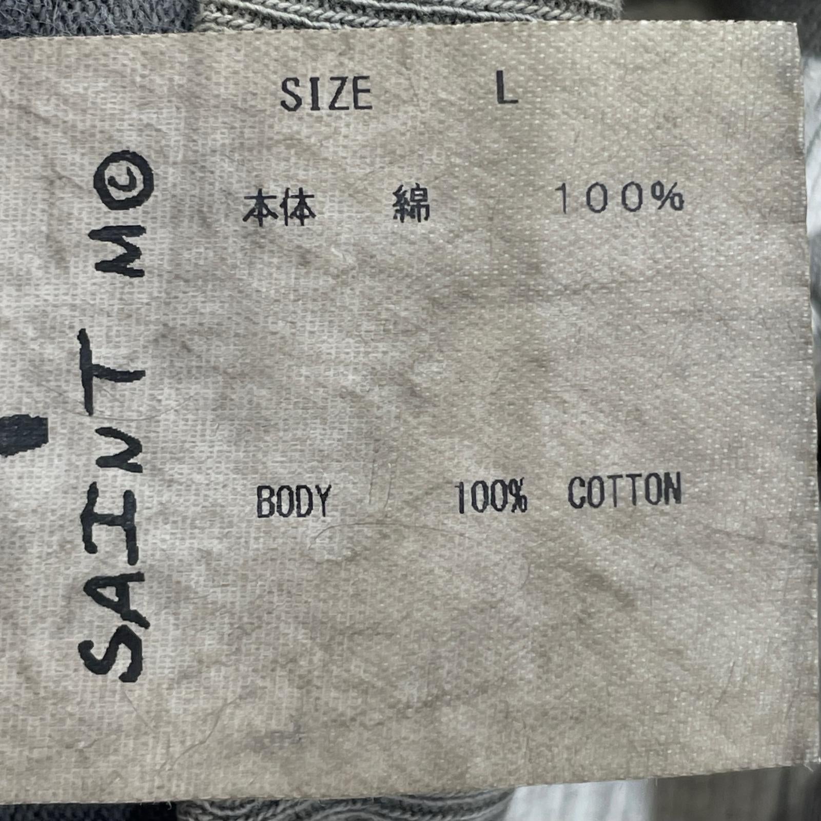 長袖Ｔシャツ SAINT MICHAEL VLONE BONE L/S TEE L グレー