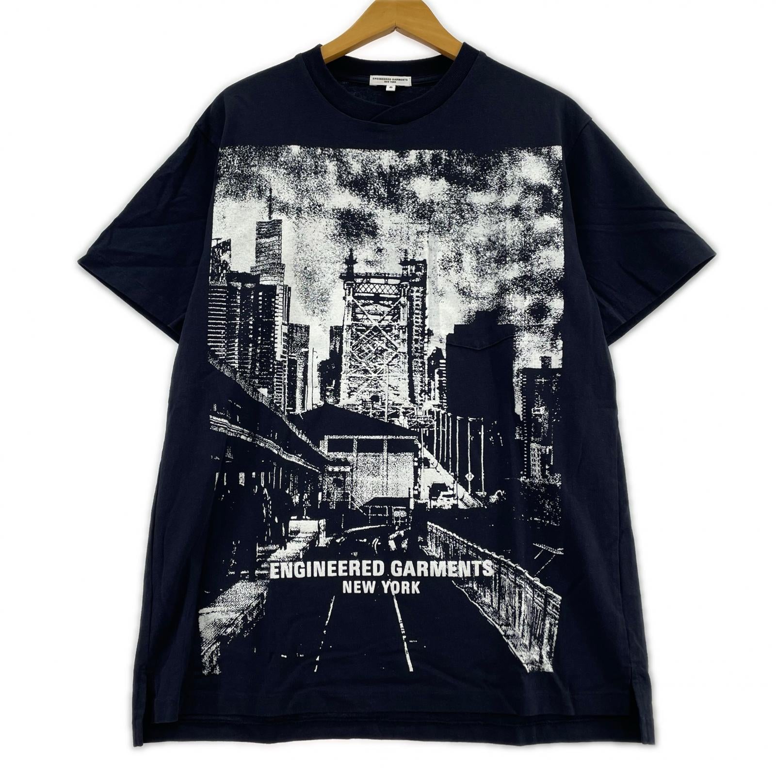 半袖Ｔシャツ BEAMS PLUS別注PEG PHOTO PRINT T BLK S S ブラック