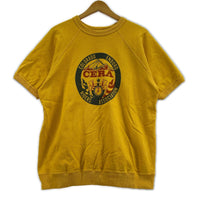 半袖Ｔシャツ CERAプリント 半袖スウェット イエロー L イエロー