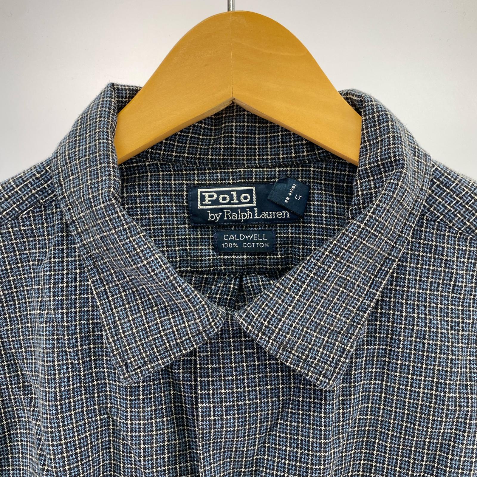 半袖シャツ 90s CALDWELL チェック カットオフ (XL)