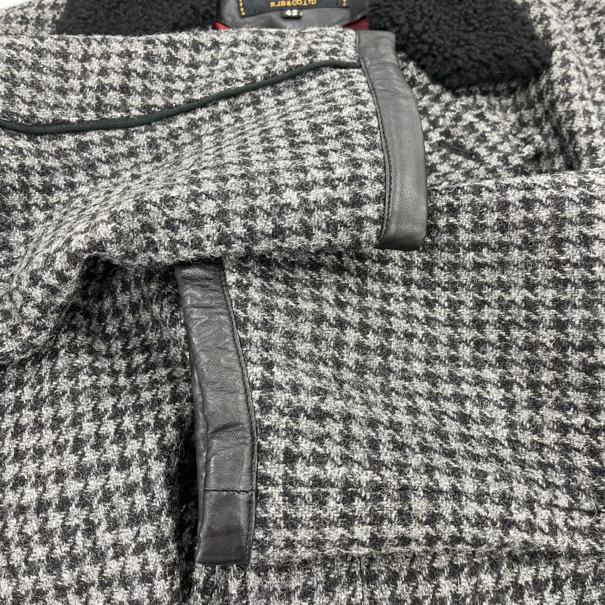 その他アウター R.J.B×Harris Tweed 千鳥柄ｳｰﾙｼﾞｬｹｯﾄ