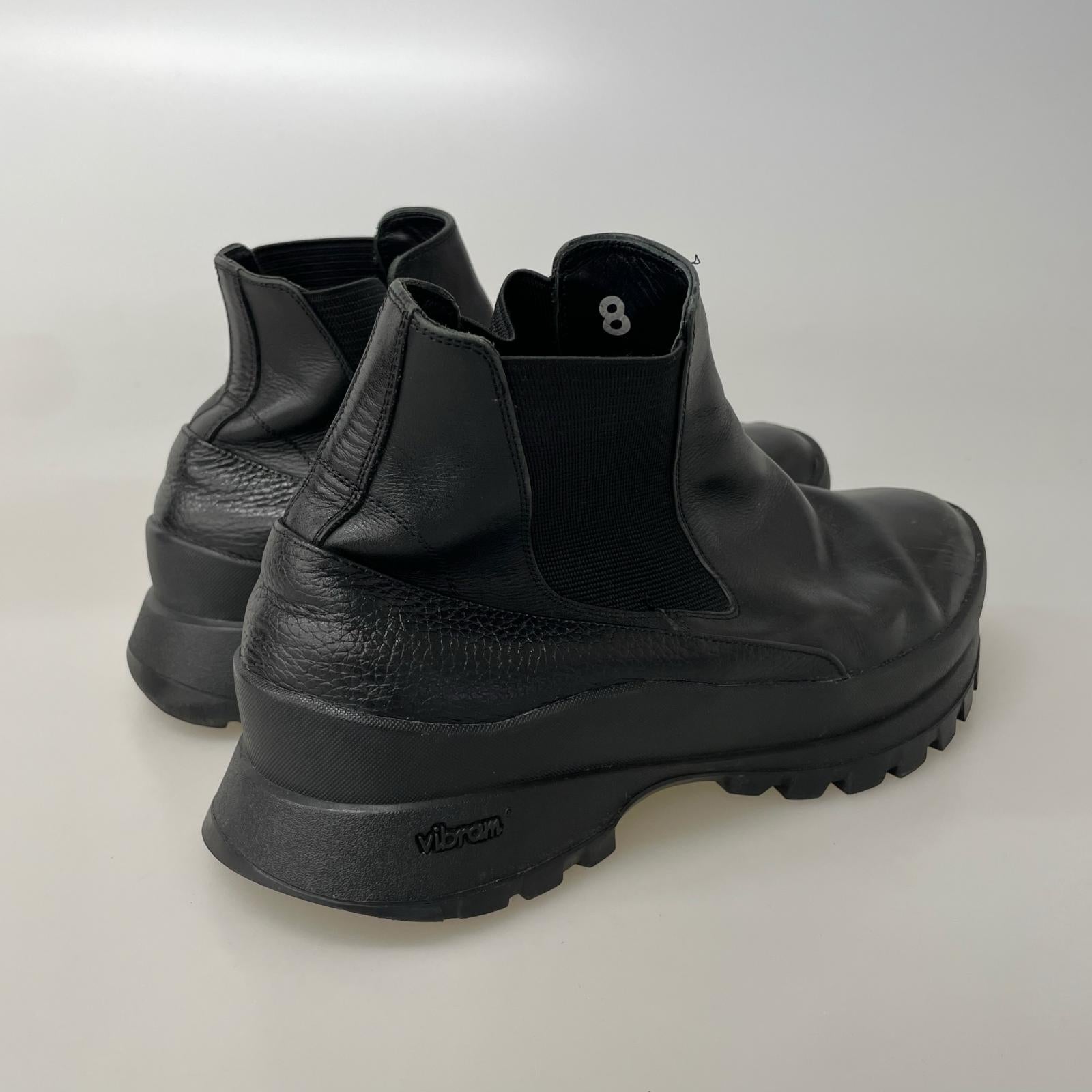 ブーツ foot the coacher サイドゴアブーツ 8 ブラック ブラック