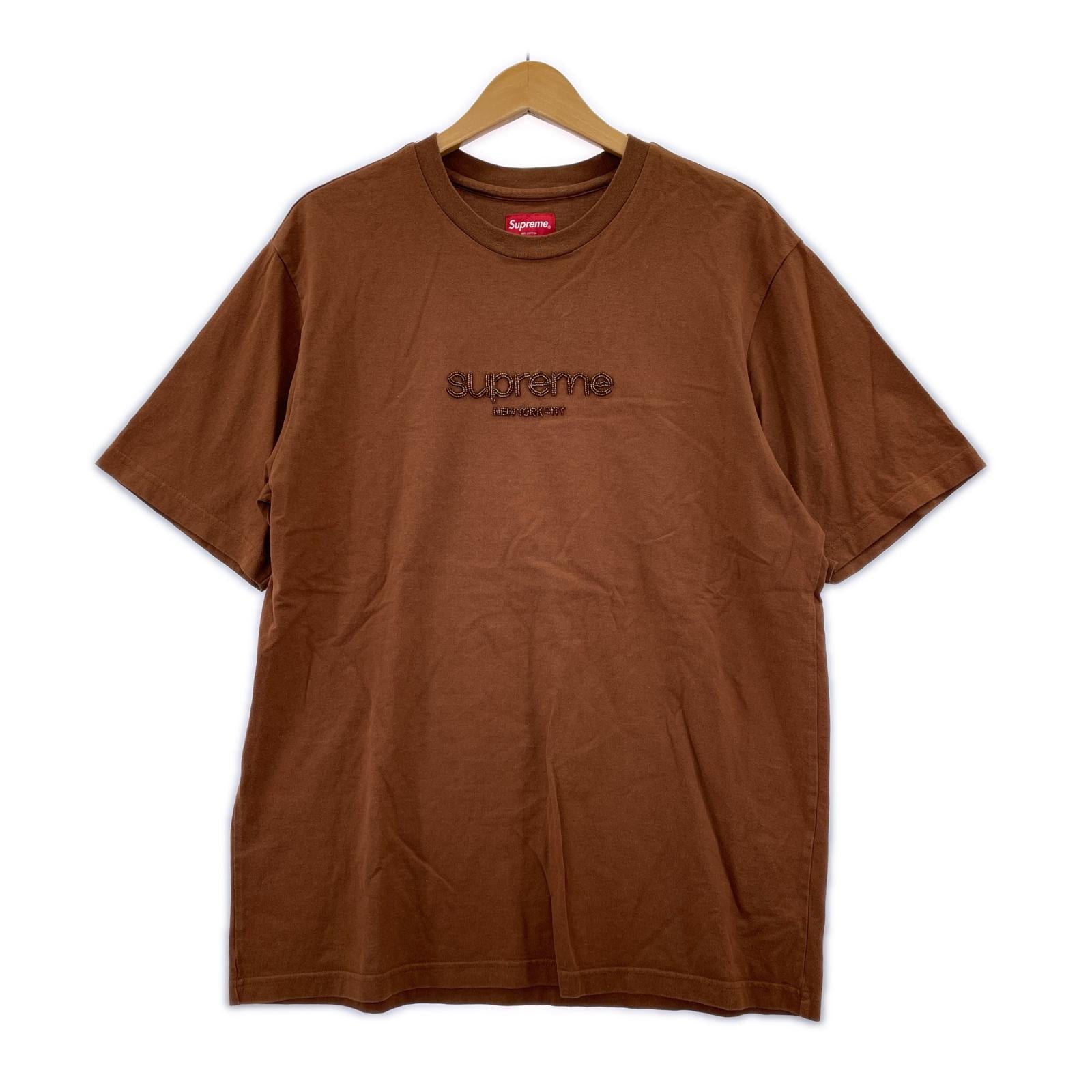 半袖Ｔシャツ classic logo NEW YORKCITY 茶 M M