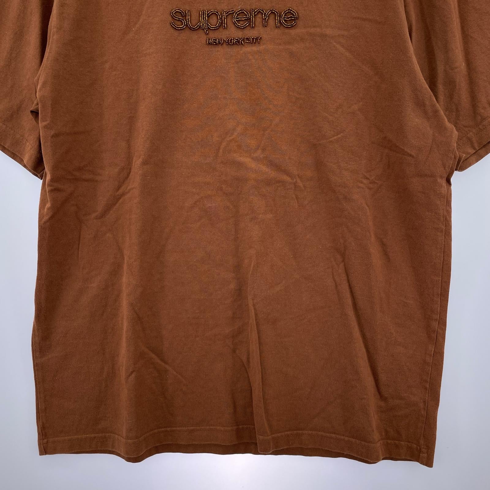 半袖Ｔシャツ classic logo NEW YORKCITY 茶 M M
