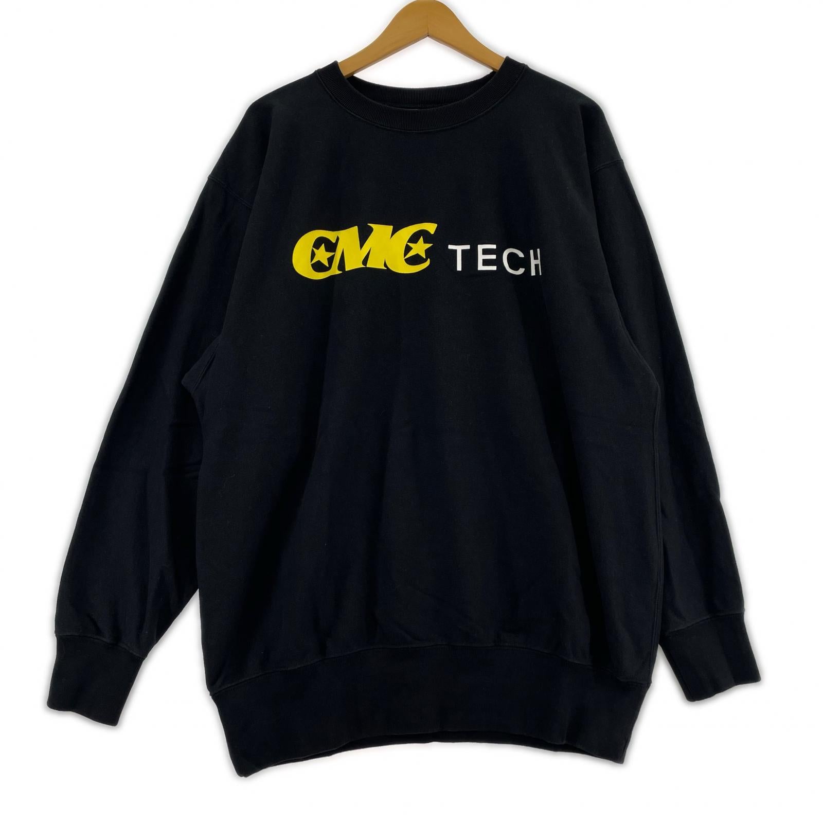スウェット CHALLENGER CMC TECH プリントスウェット L ブラック L ブラック