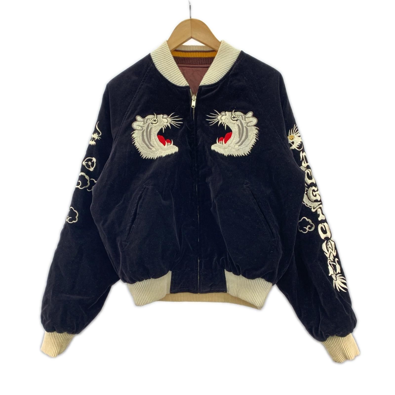ジャケット リバーシブル 別珍スカジャン (L) L