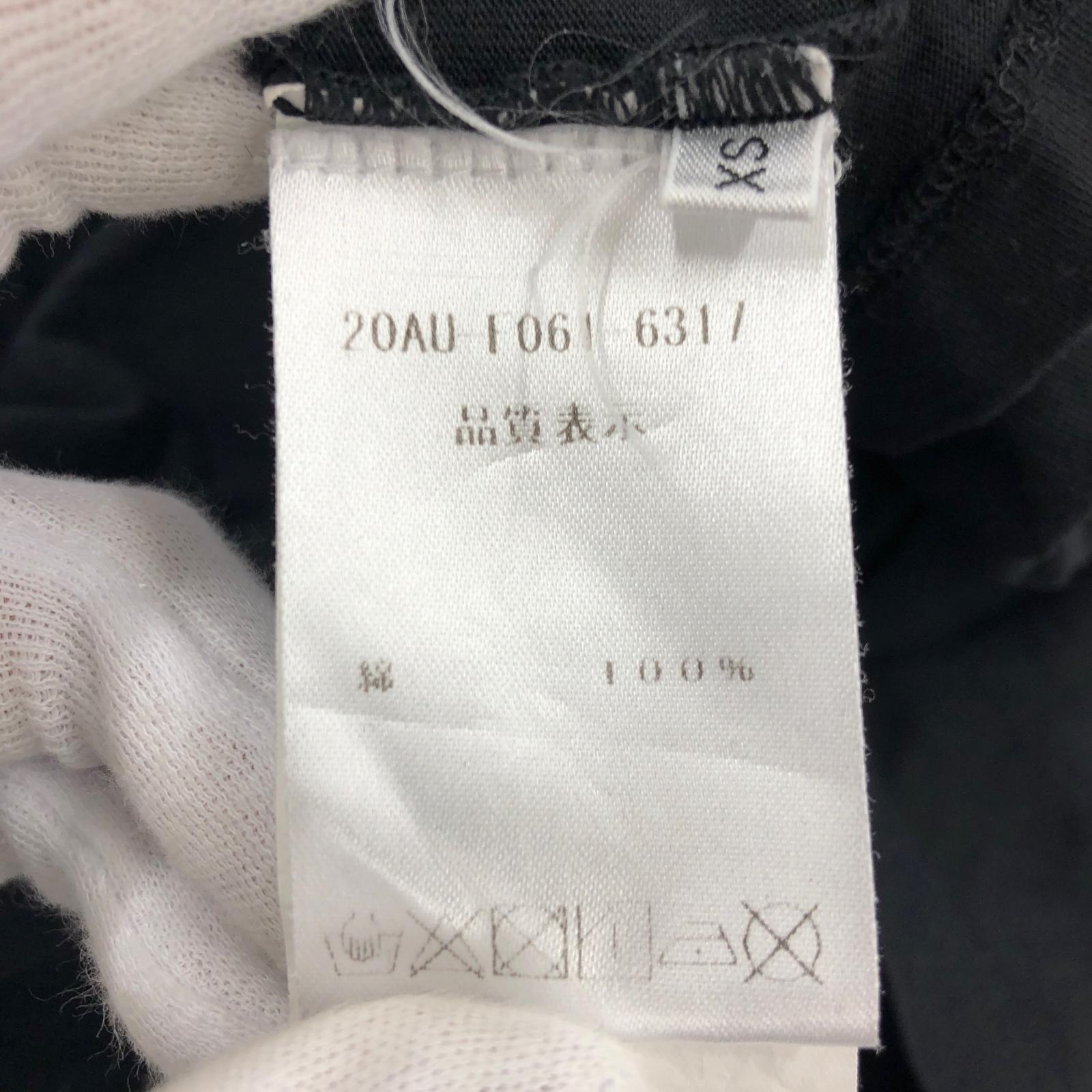 長袖Ｔシャツ フロントロゴ ロンT/黒 ブラック