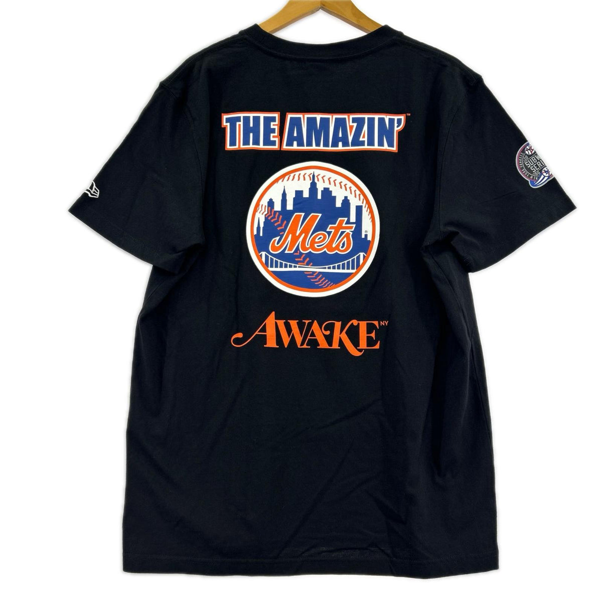 半袖Ｔシャツ ×AWAKE NY×MLB ﾛｺﾞTEE L ﾌﾞﾗｯｸ L ブラック