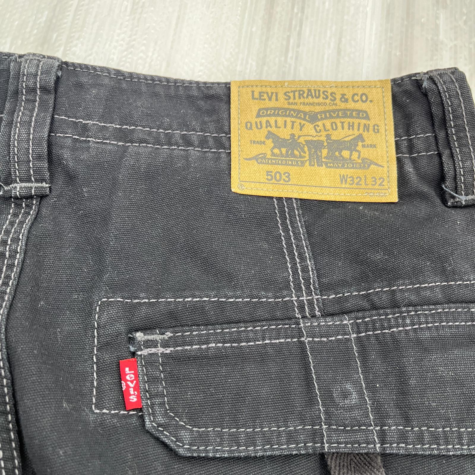 パンツ Levi's 503 Relax カーゴパンツ ブラック