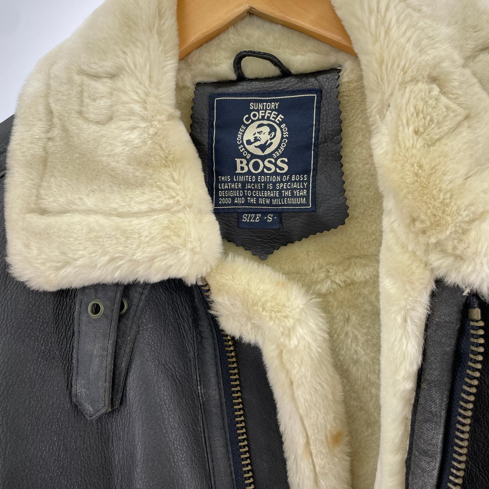 ジャケット BOSS B9912 ムートンジャケット S ブラック