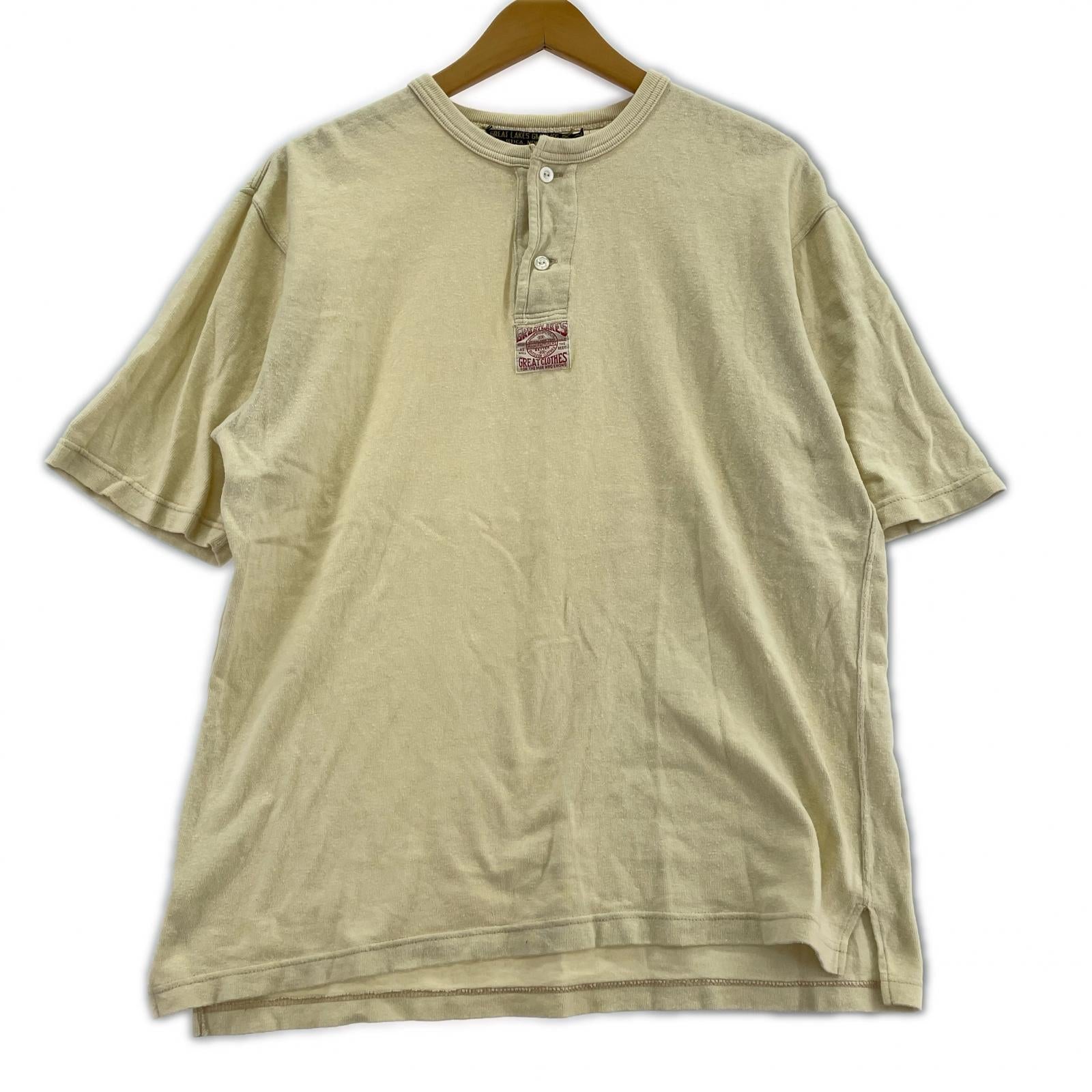 半袖Ｔシャツ GREAT LAKES GMT ヘンリーネック 42 42 ベージュ