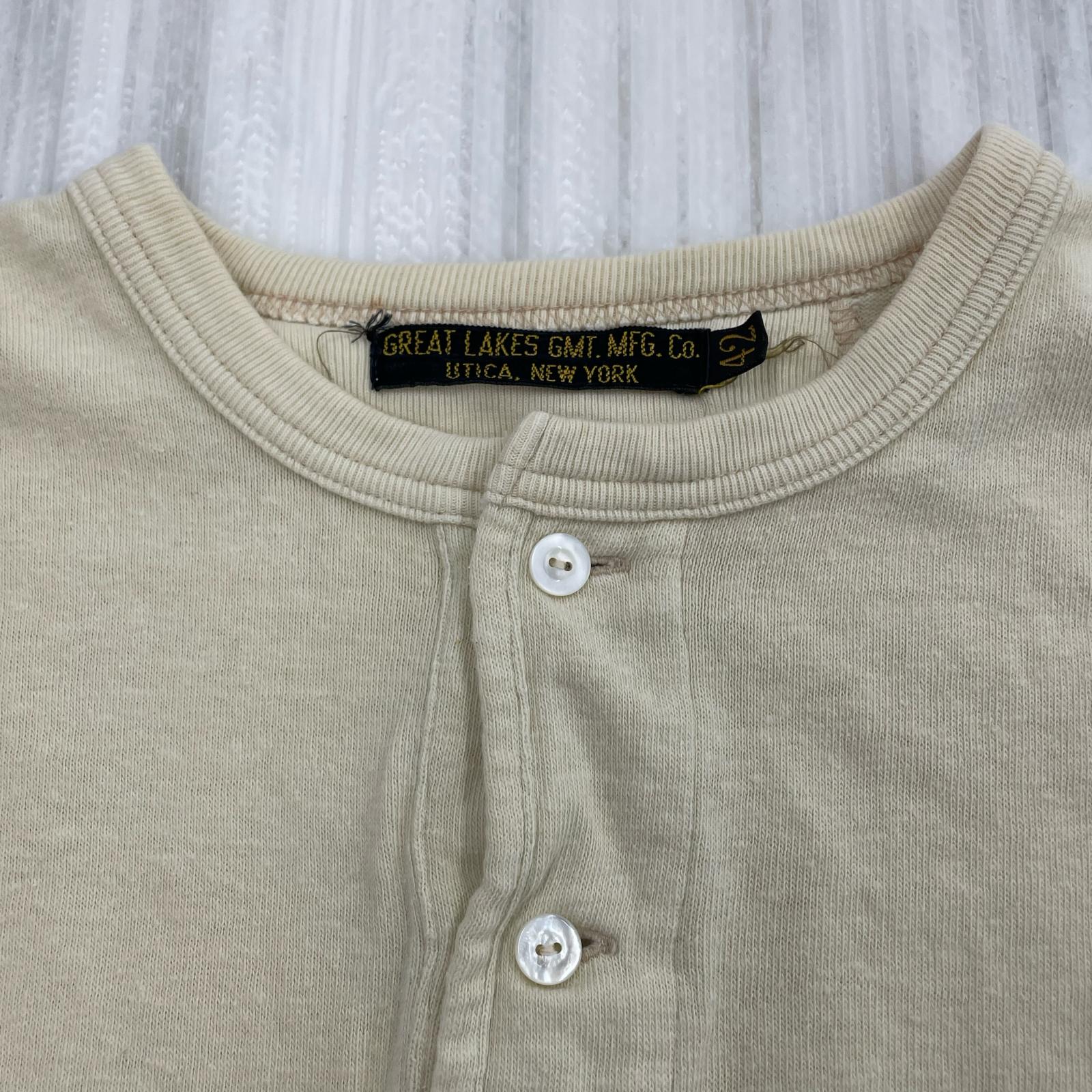 半袖Ｔシャツ GREAT LAKES GMT ヘンリーネック 42 42 ベージュ