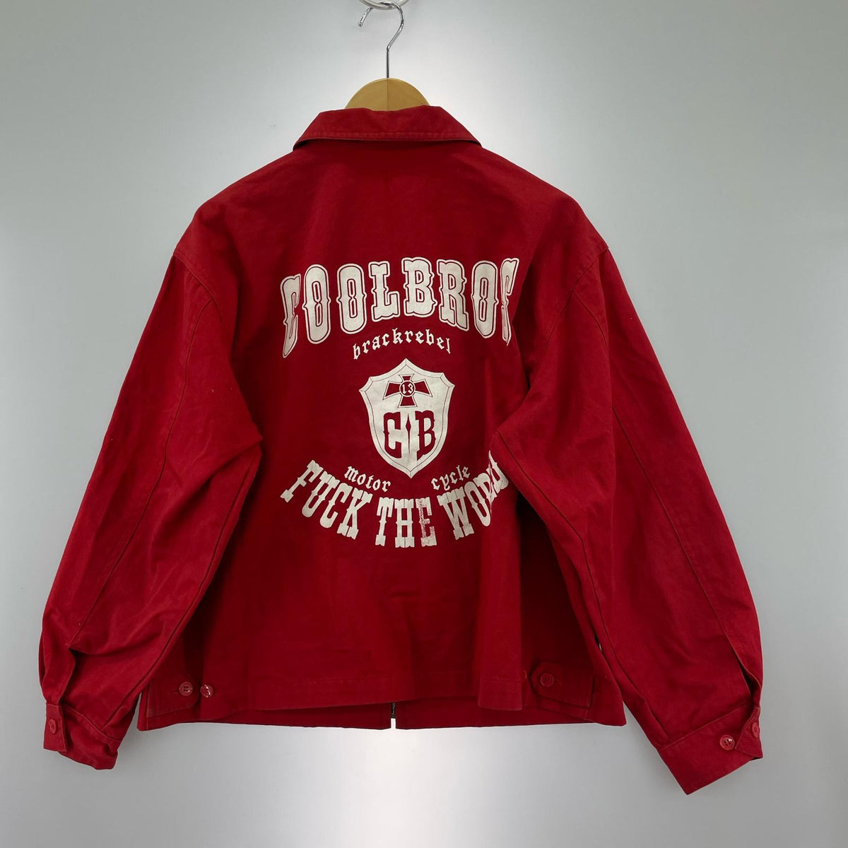 ジャケット COOLBROS 　BLACK REBEL　（L) L レッド