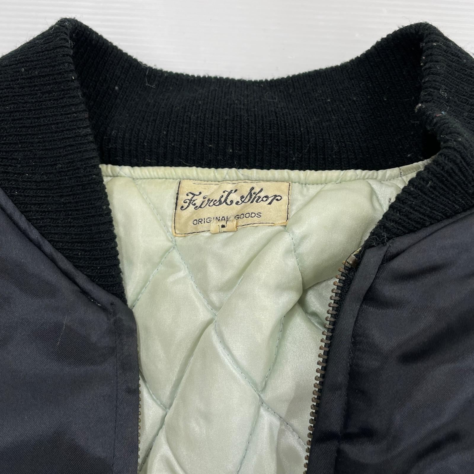 ブルゾン First Shop　ファースト商会　スカジャン（L) L ブラック