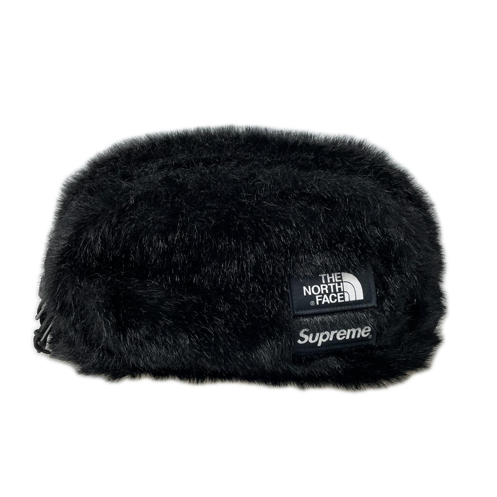 ボディバッグ THE NORTH FACE Faux Fur Waist Bag 黒 ブラック