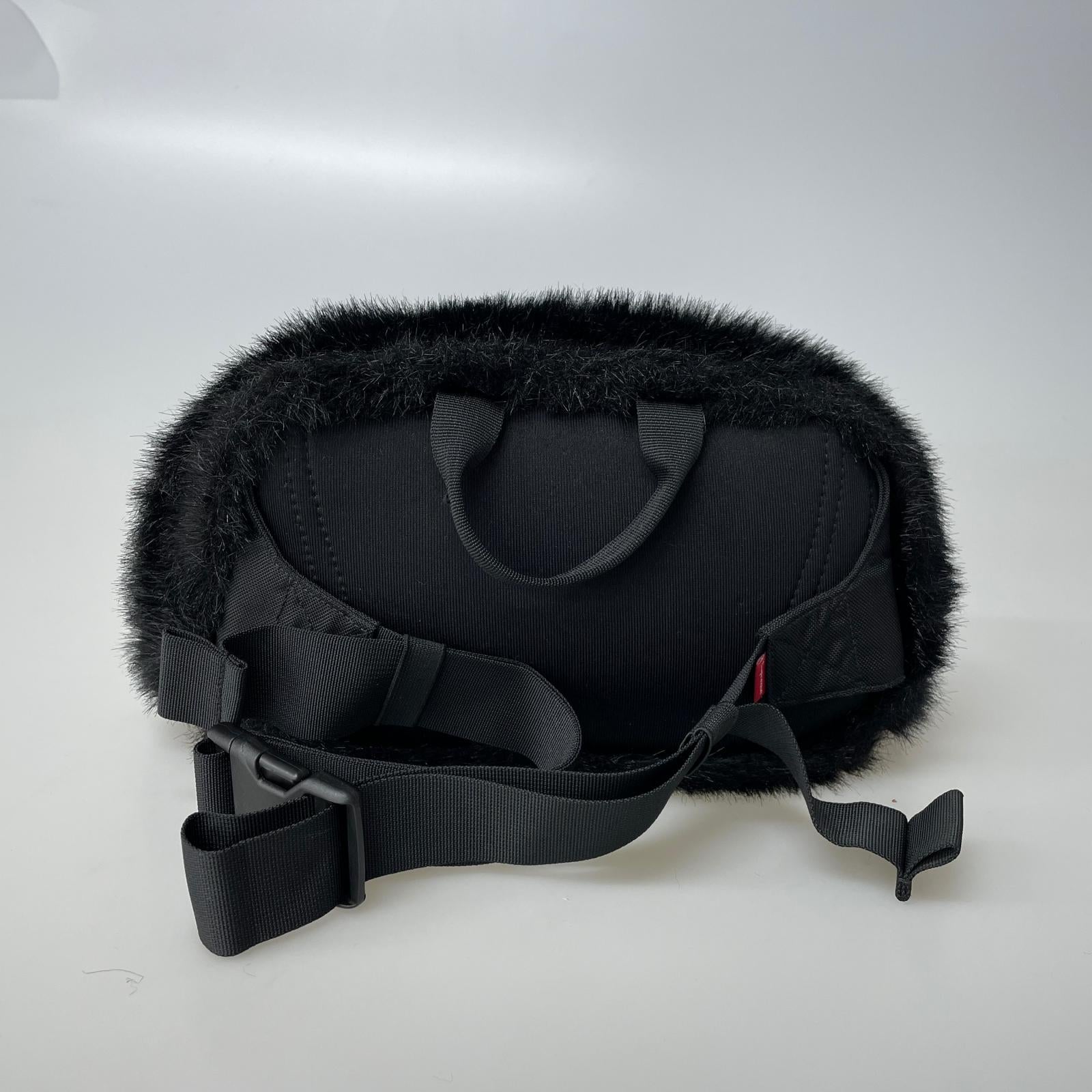ボディバッグ THE NORTH FACE Faux Fur Waist Bag 黒 ブラック