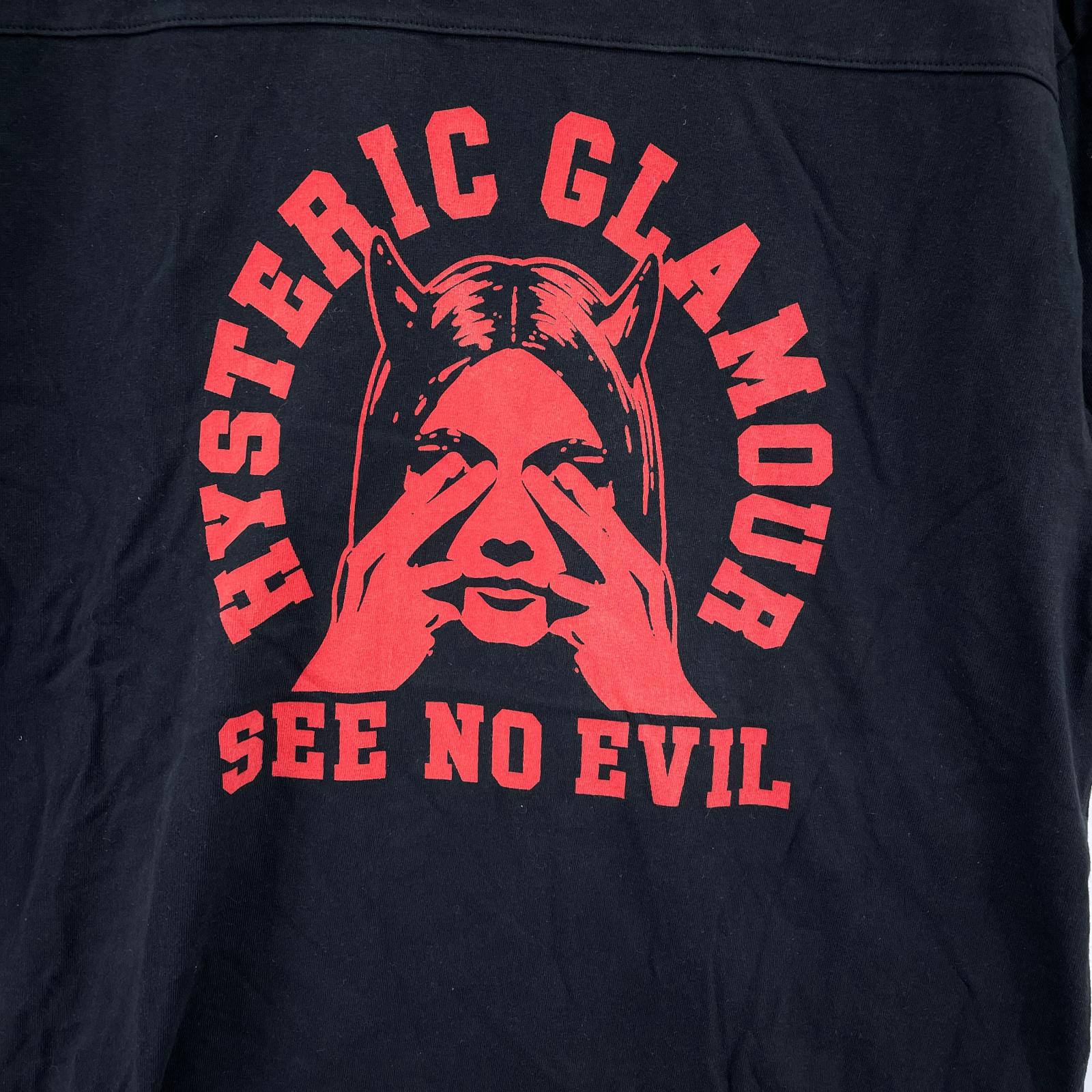 半袖Ｔシャツ SEE NO EVIL 黒 XL ブラック