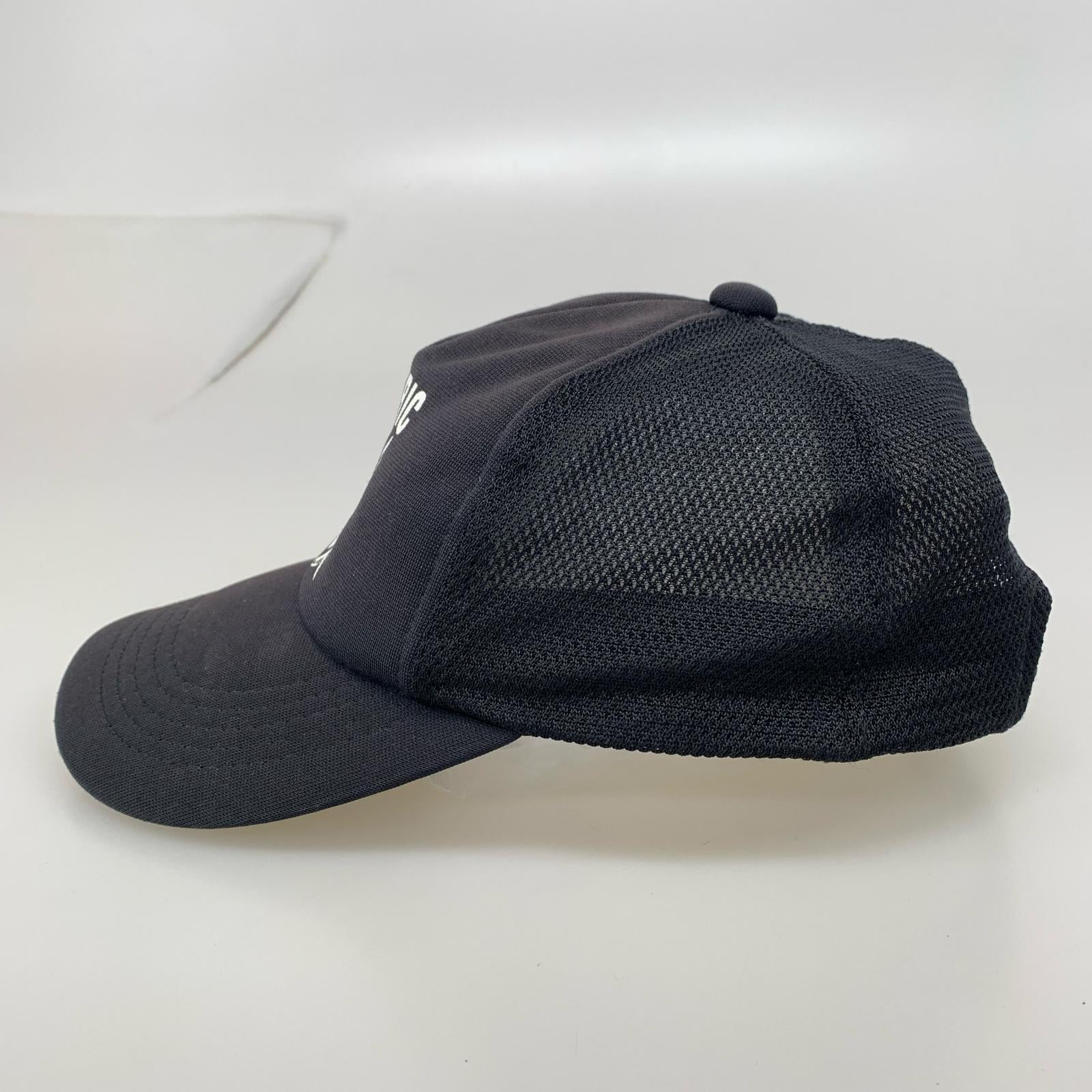 キャップ メッシュ 黒 F ブラック