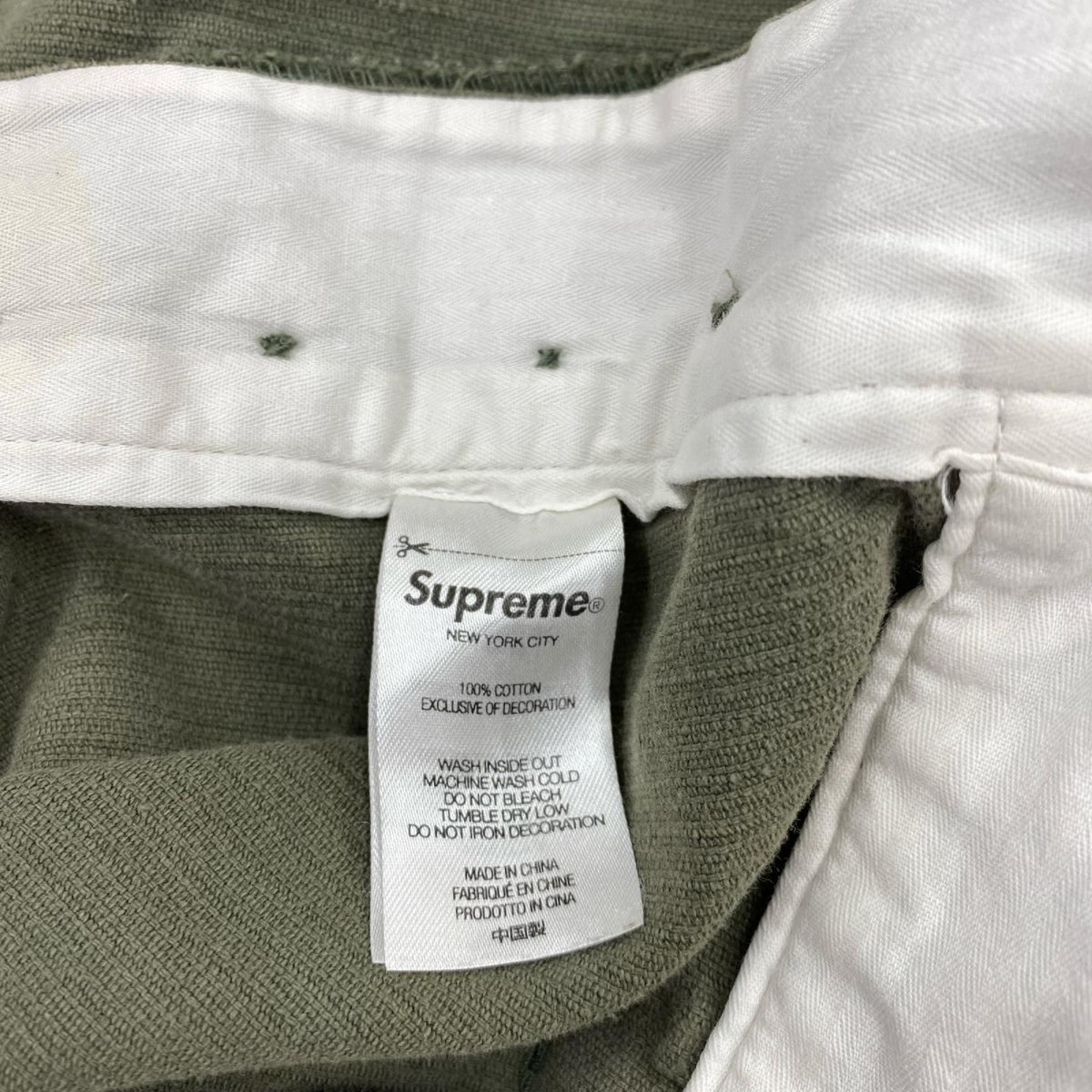 パンツ 21AW Gonz Corduroy Chino Pant 緑 36 グリーン