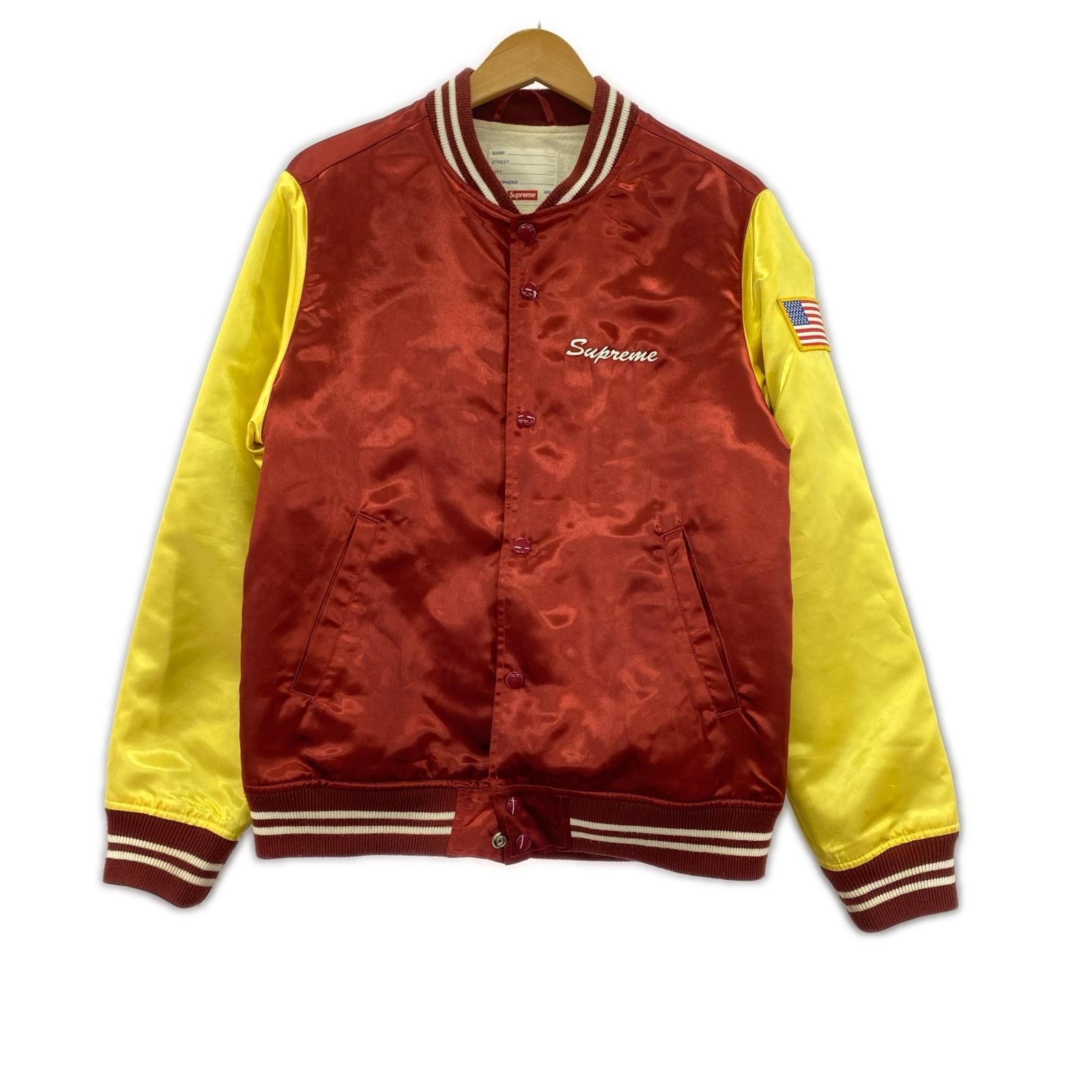 ブルゾン 15ss Satin Club Jacket RED SIZE S S レッド