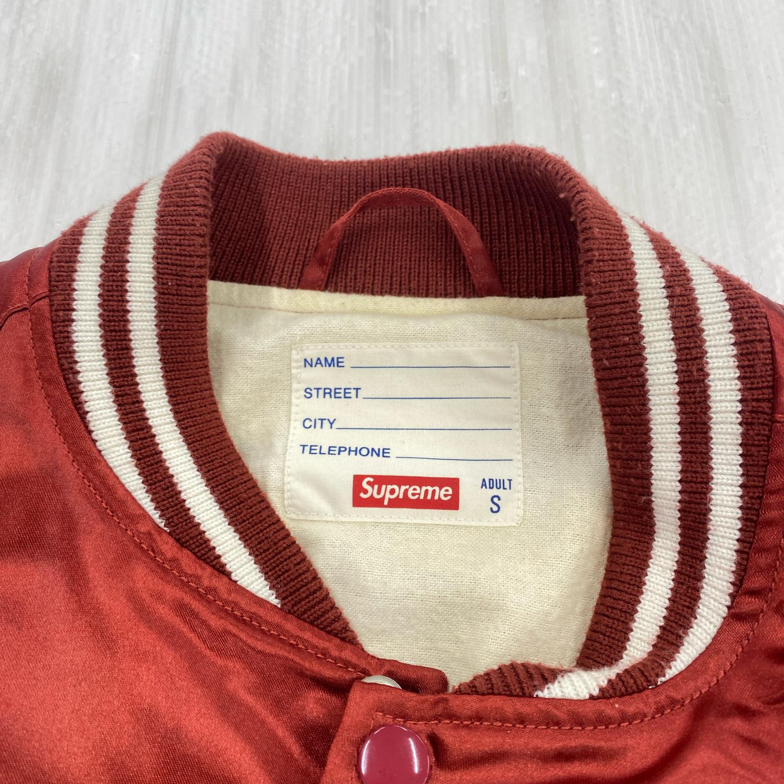 ブルゾン 15ss Satin Club Jacket RED SIZE S S レッド