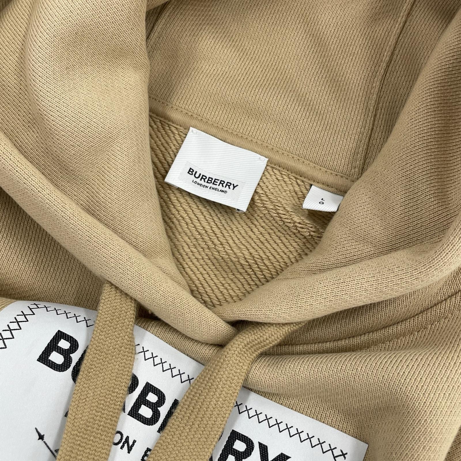 パーカー Burberry Prorsum 23SS PRORSUM label patch hoodie (L) L ベージュ