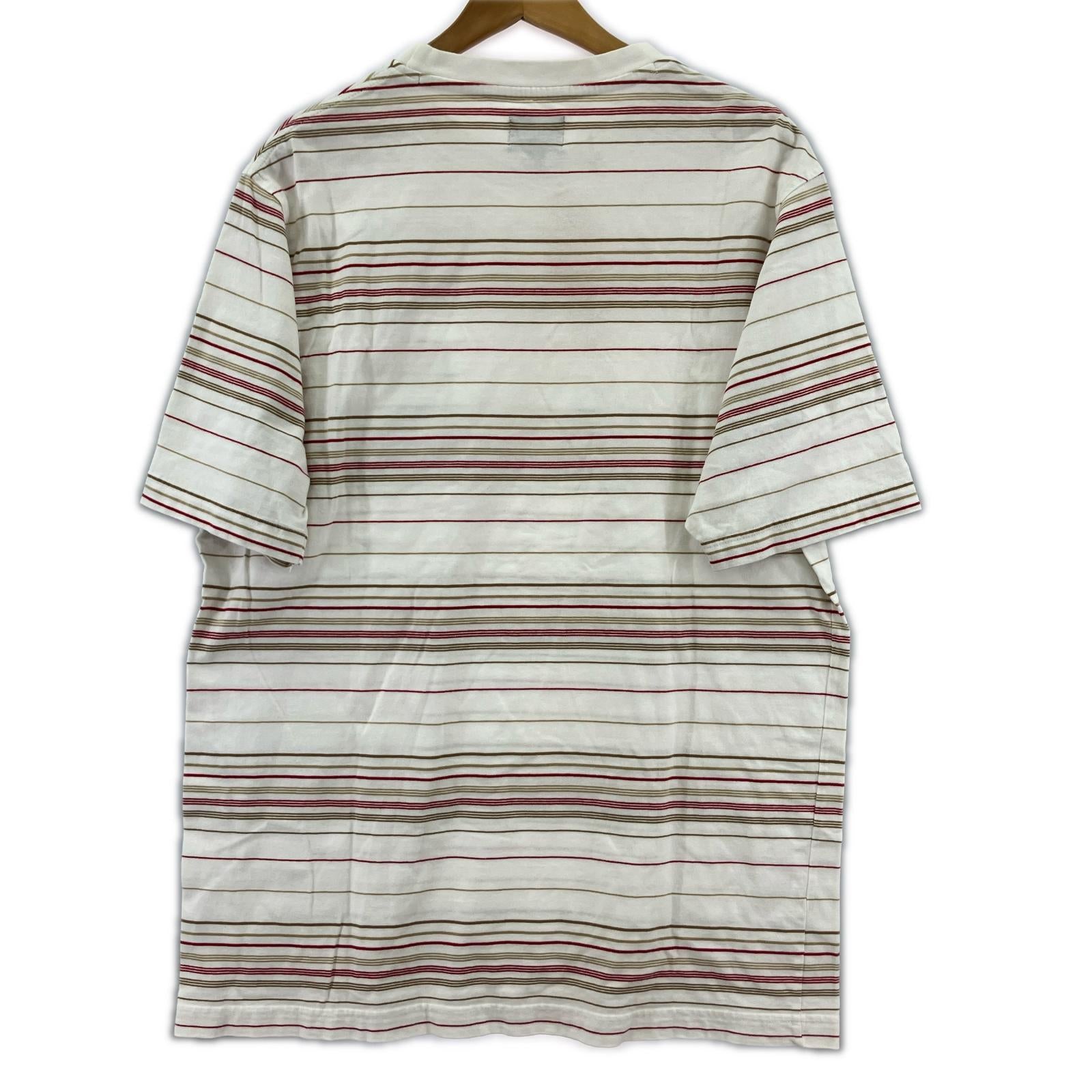 半袖Ｔシャツ 00s ボーダーポケットTEE (L) L マルチカラー