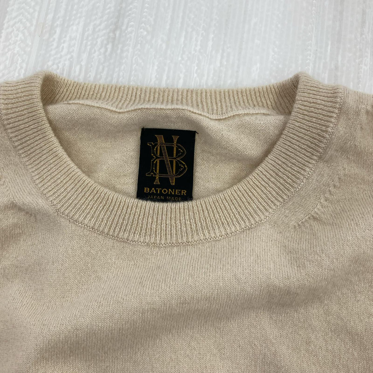 ニット 22AW カシミヤニット 1 ベージュ 1 ベージュ