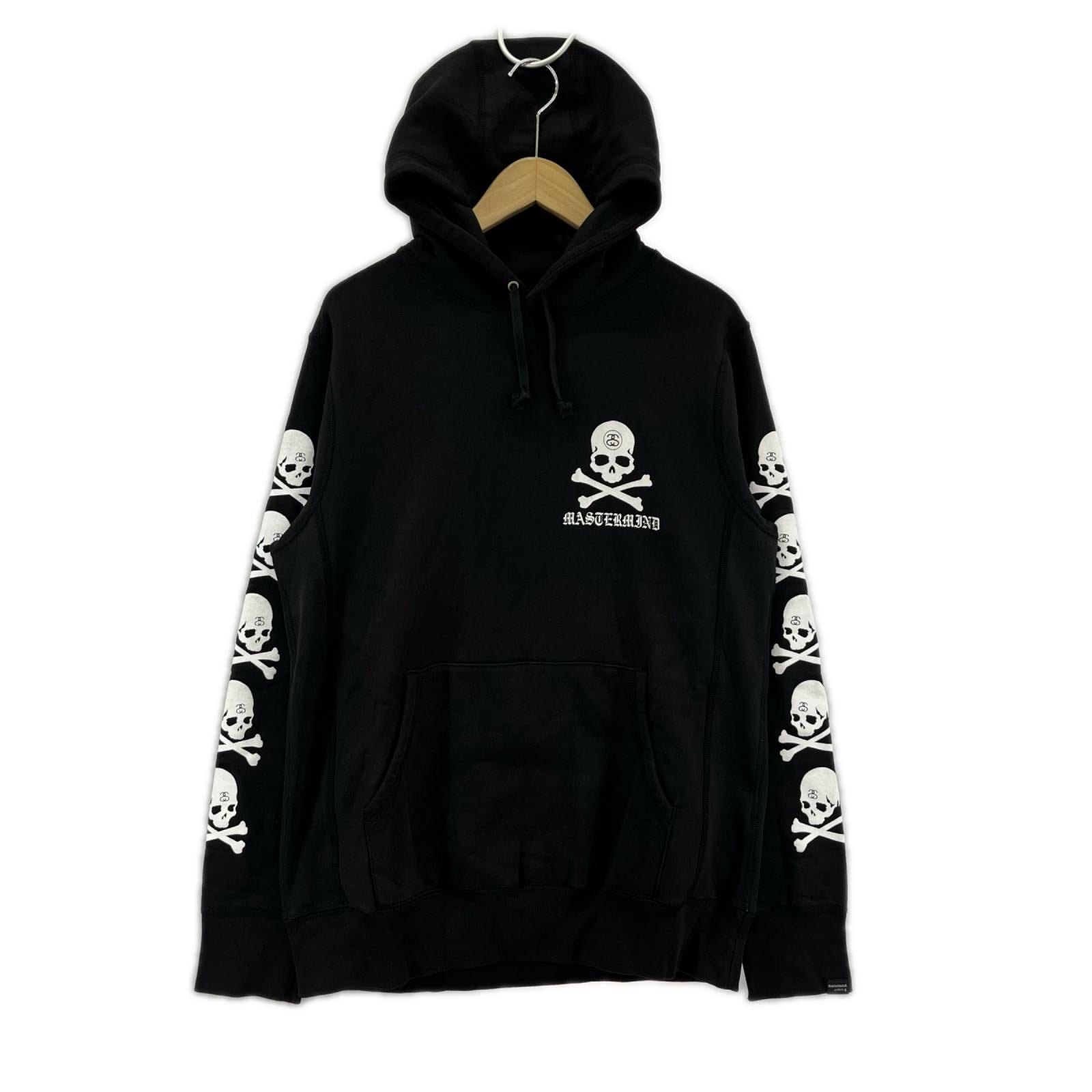 パーカー SKULL HOODIE スウェットパーカー (M) ブラック M ブラック