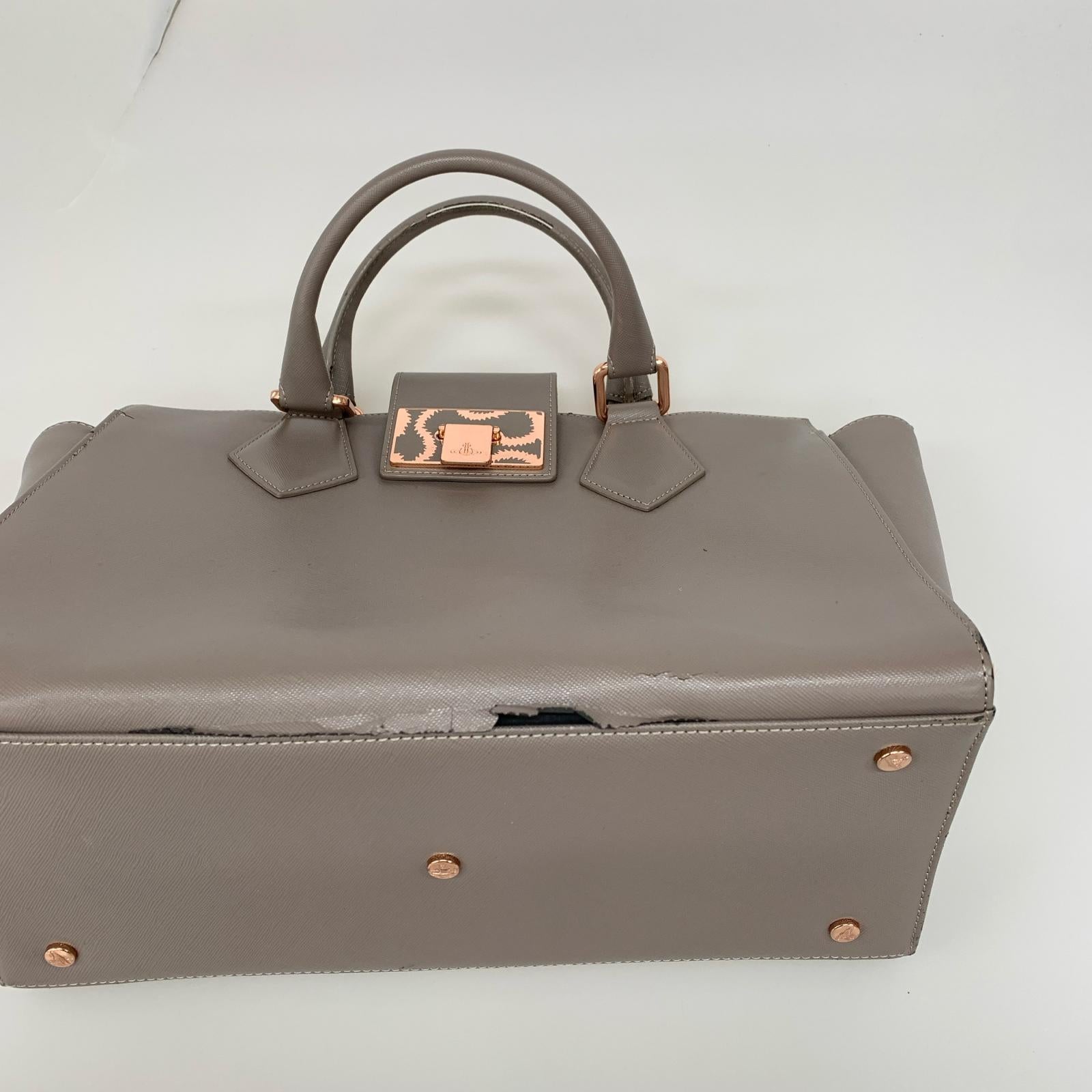 ショルダーバッグ Opio Saffiano 2WAY オピオ サフィアーノ グレー グレー