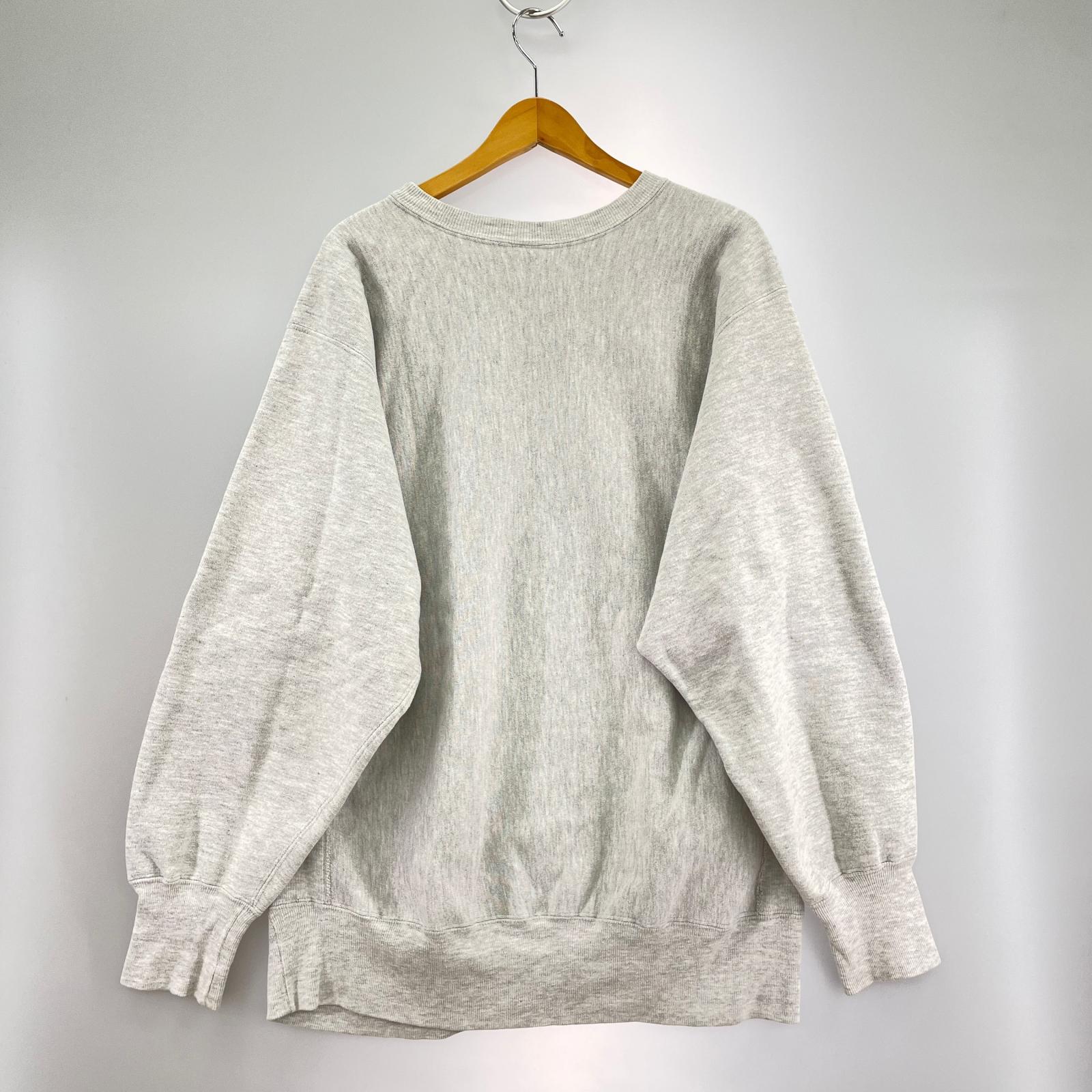 スウェット 90s REVERSE WEAVE グレー アーチ USA製 (XL) グレー