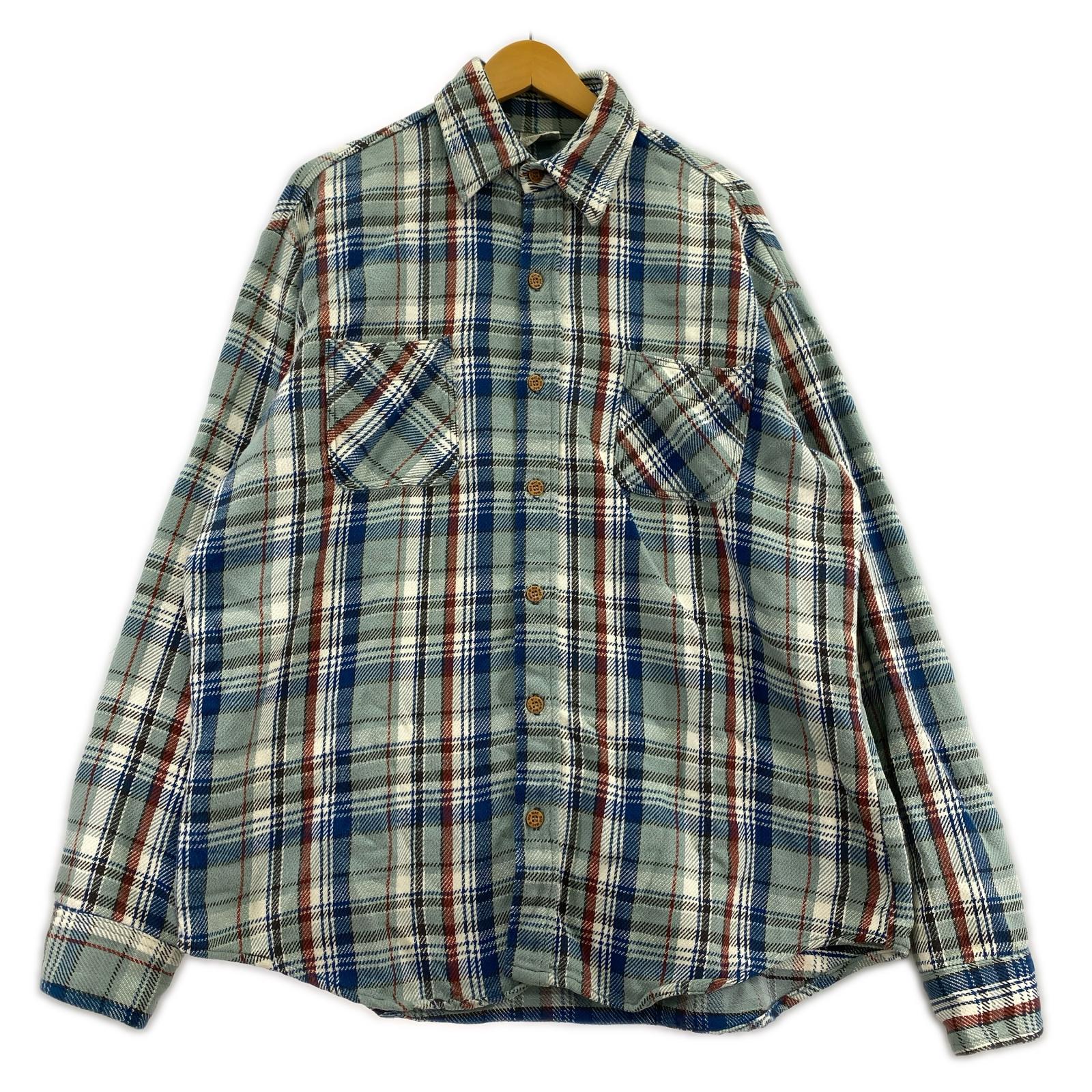長袖シャツ 70s BIG MAC フランネル チェック (L) L