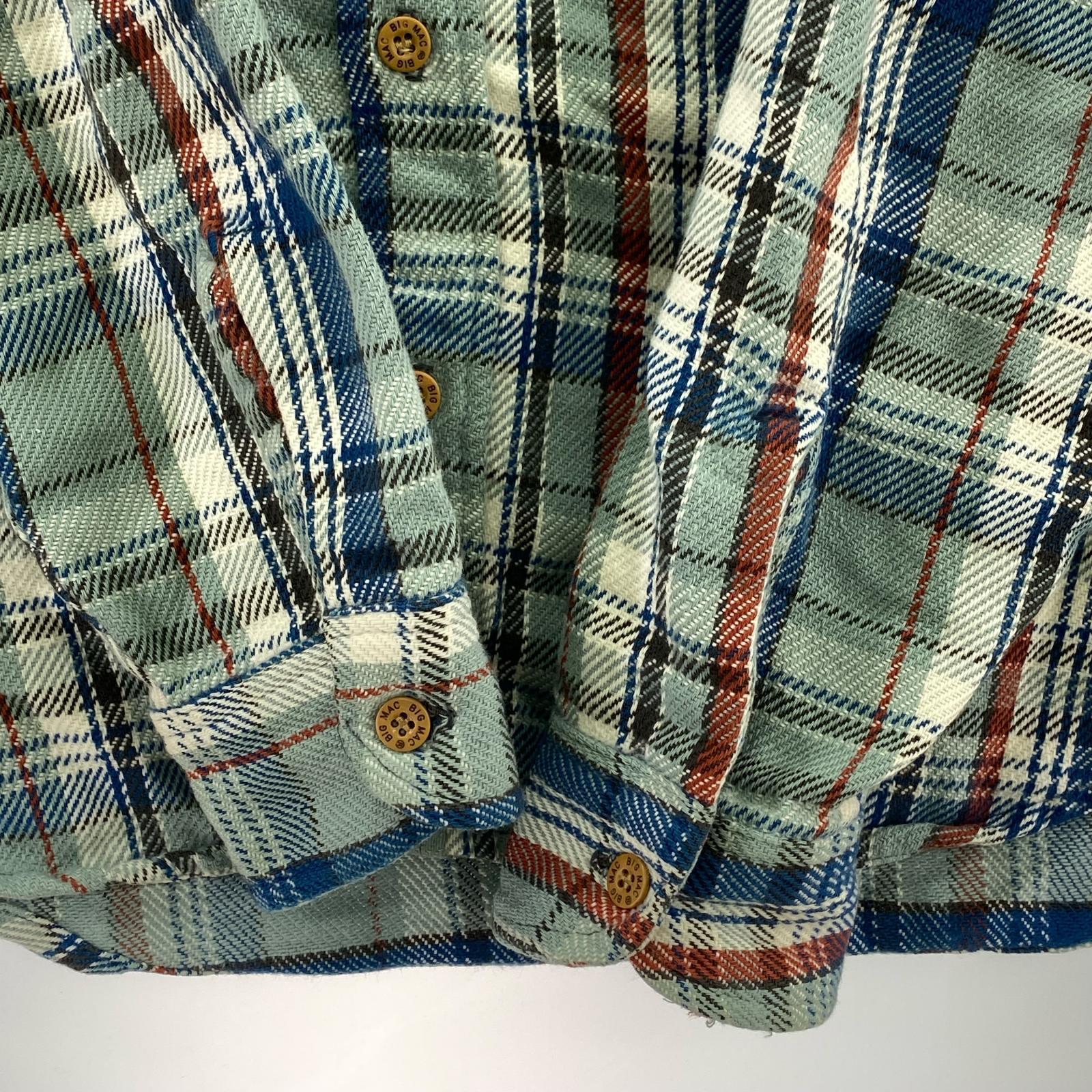 長袖シャツ 70s BIG MAC フランネル チェック (L) L