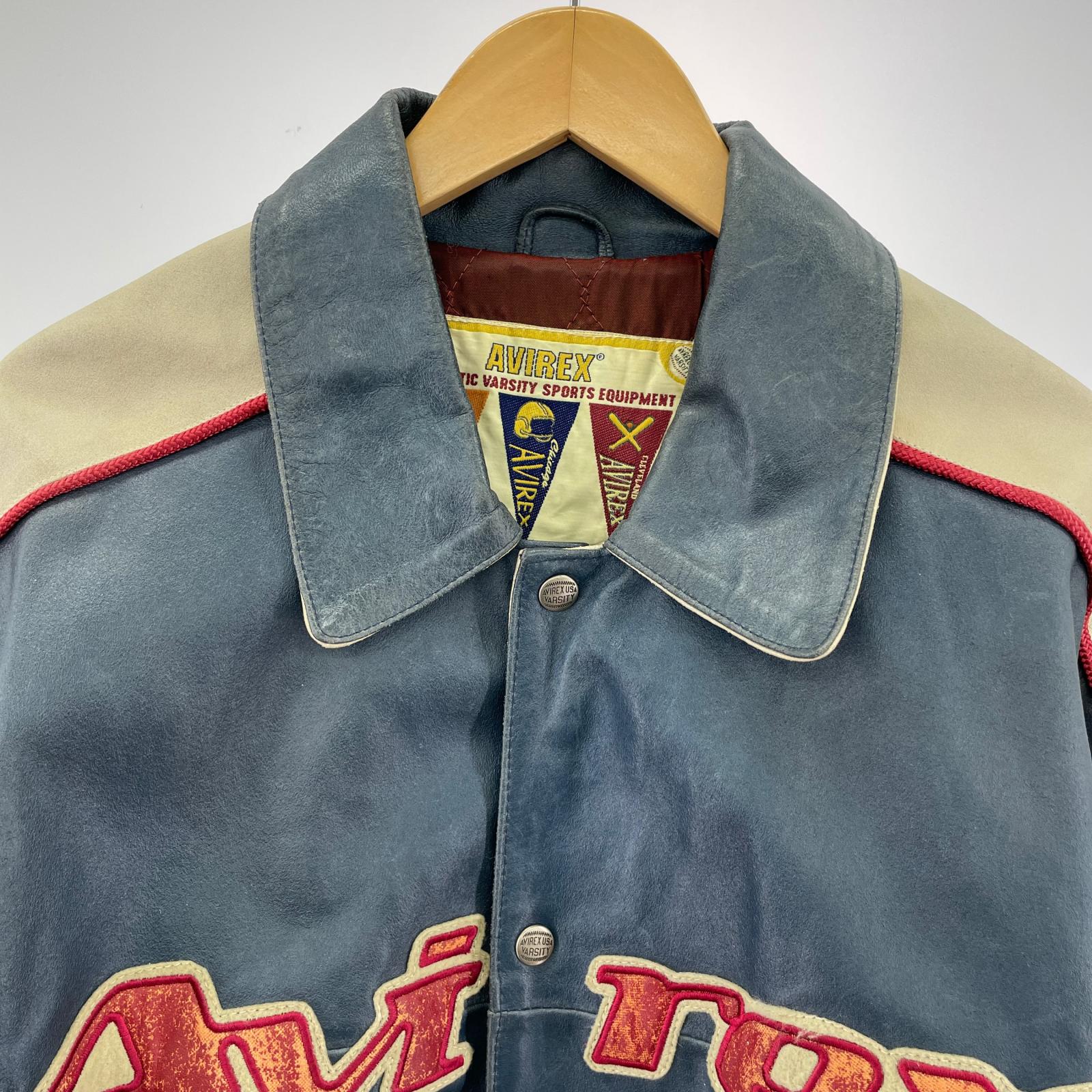 レザージャケット 90s AII Star Goalers ACHLレザージャケット S
