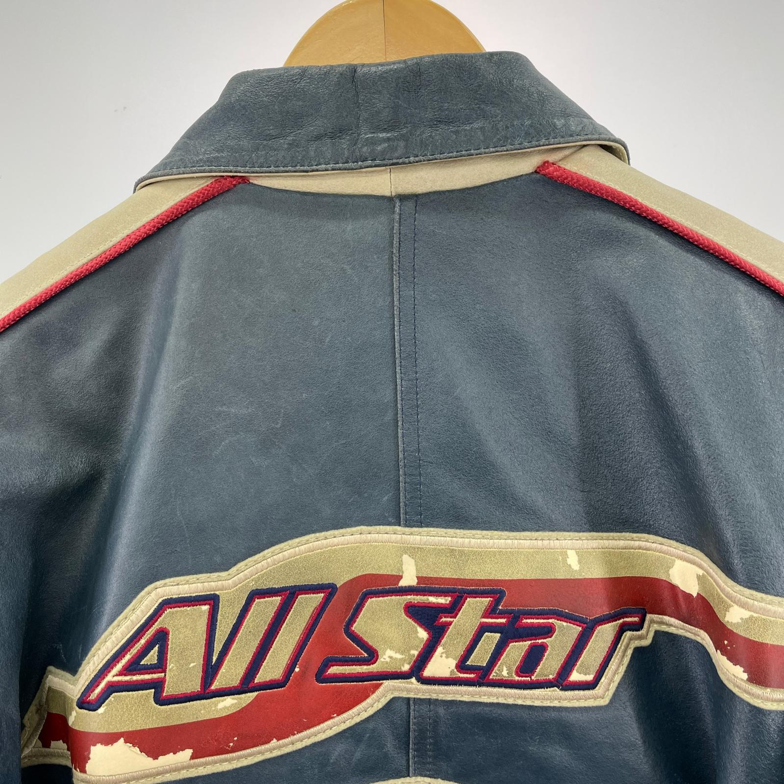 レザージャケット 90s AII Star Goalers ACHLレザージャケット S