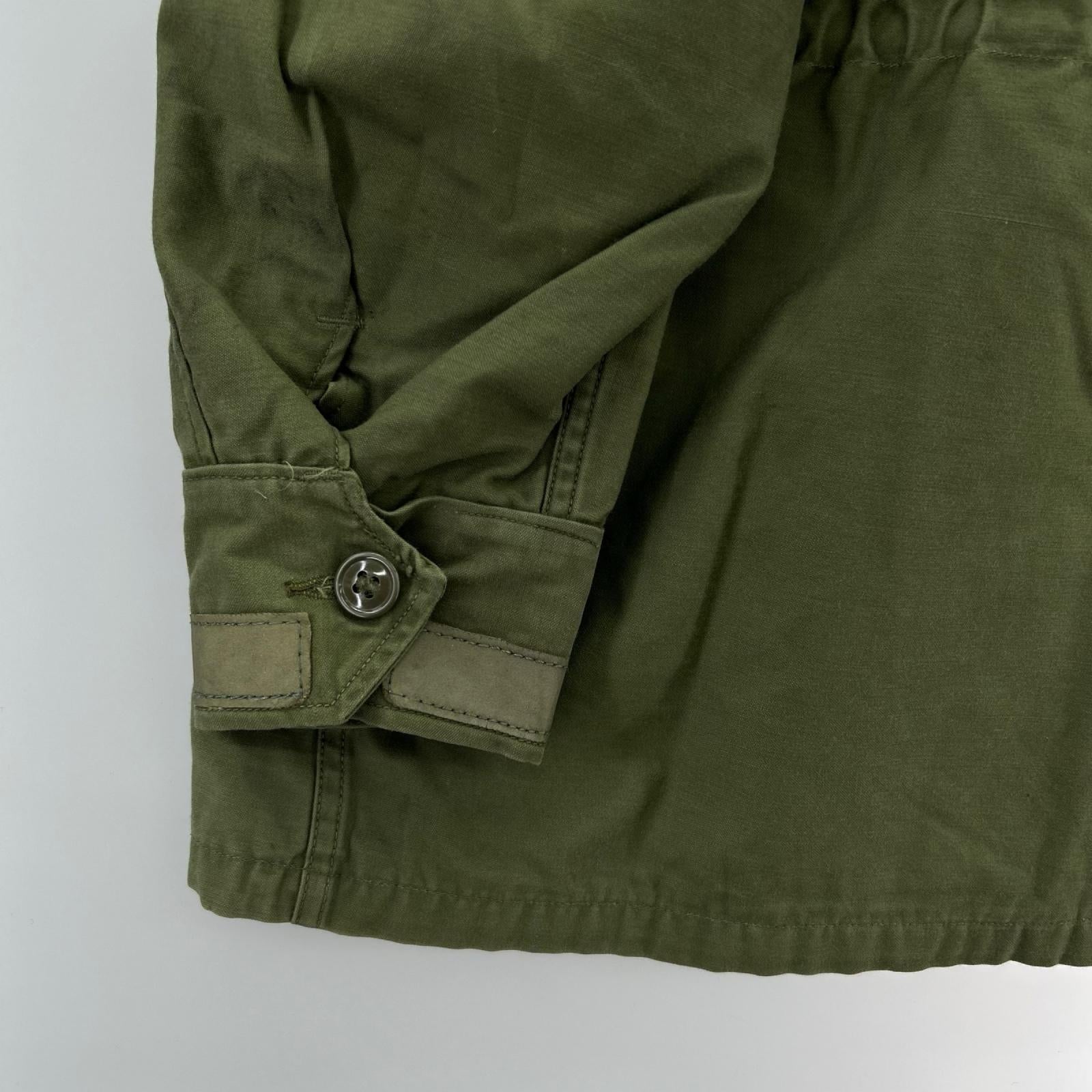 ミリタリージャケット COAT MAN'S W/R SATEEN OG107 M/S カーキ