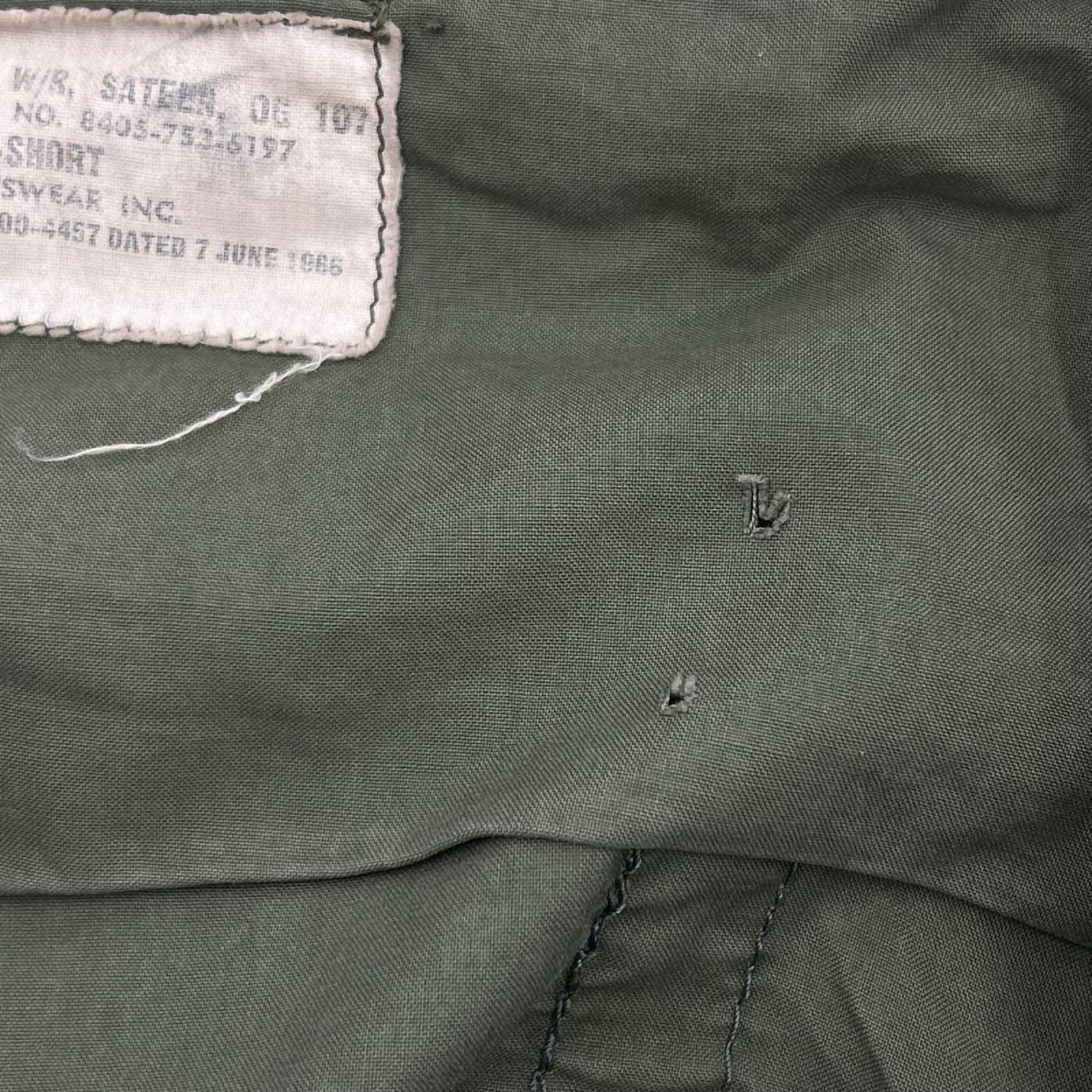 ミリタリージャケット COAT MAN'S W/R SATEEN OG107 M/S カーキ