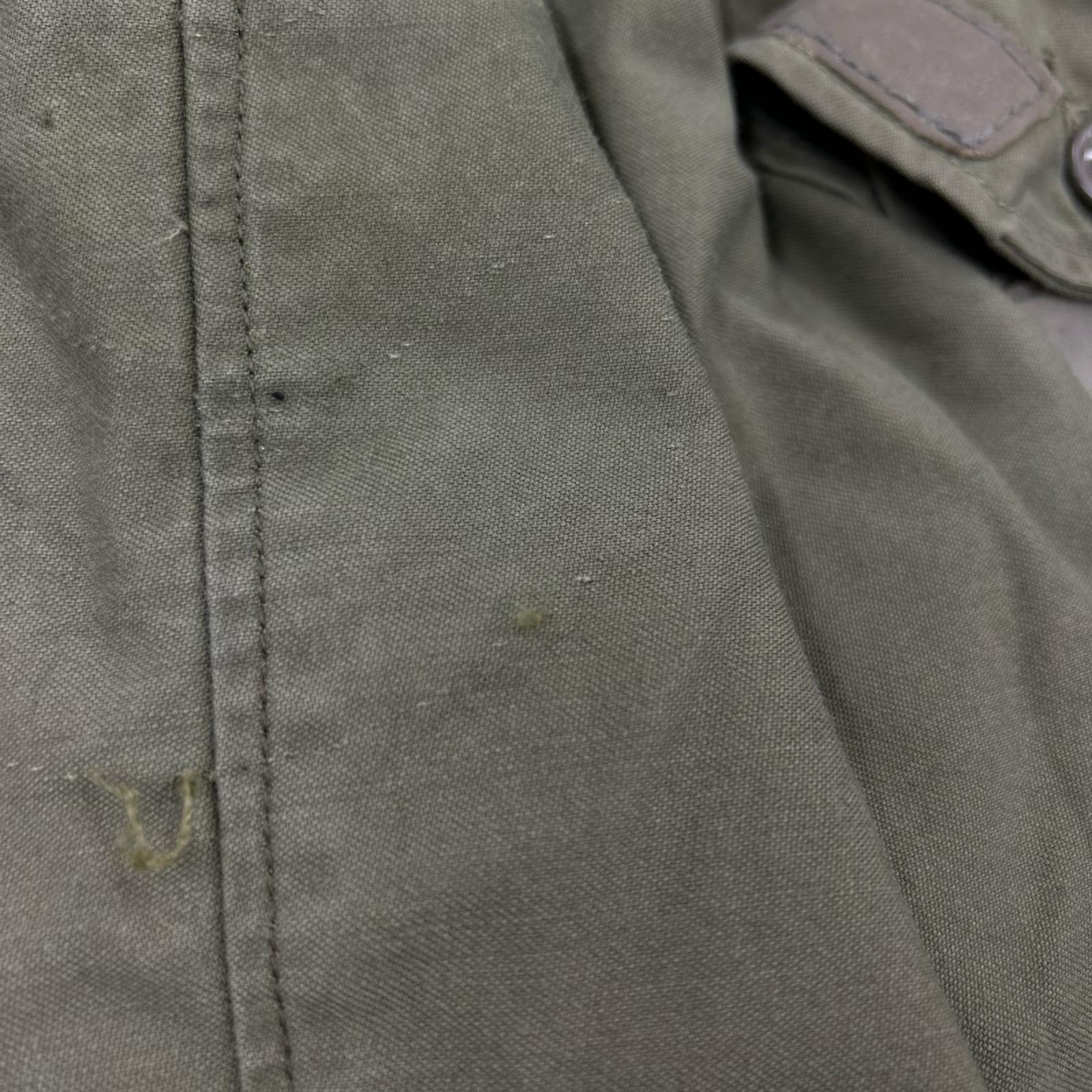 ミリタリージャケット COAT MAN'S W/R SATEEN OG107 M/S カーキ
