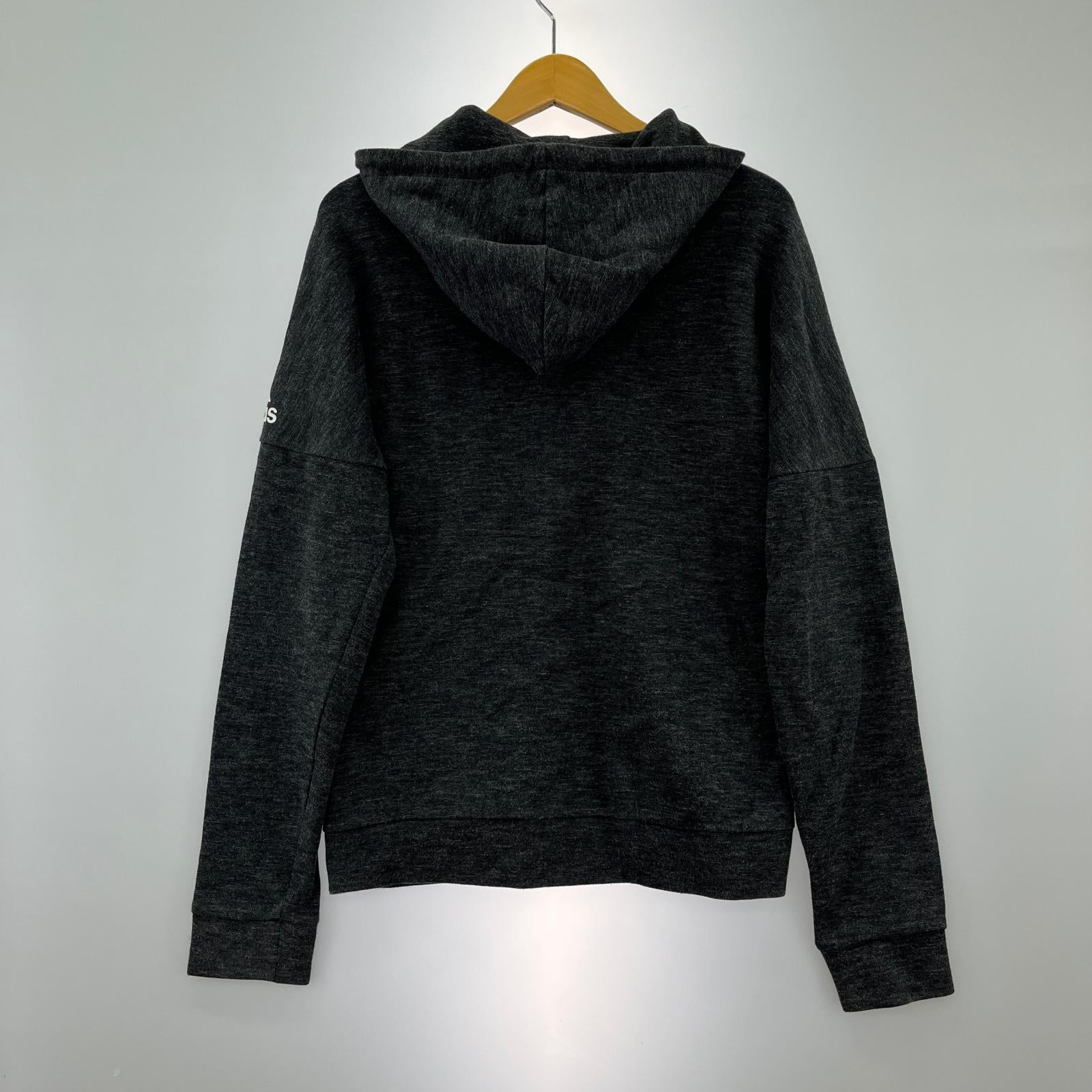 パーカー adidas DU1135 ジップパーカー GY M ブラック